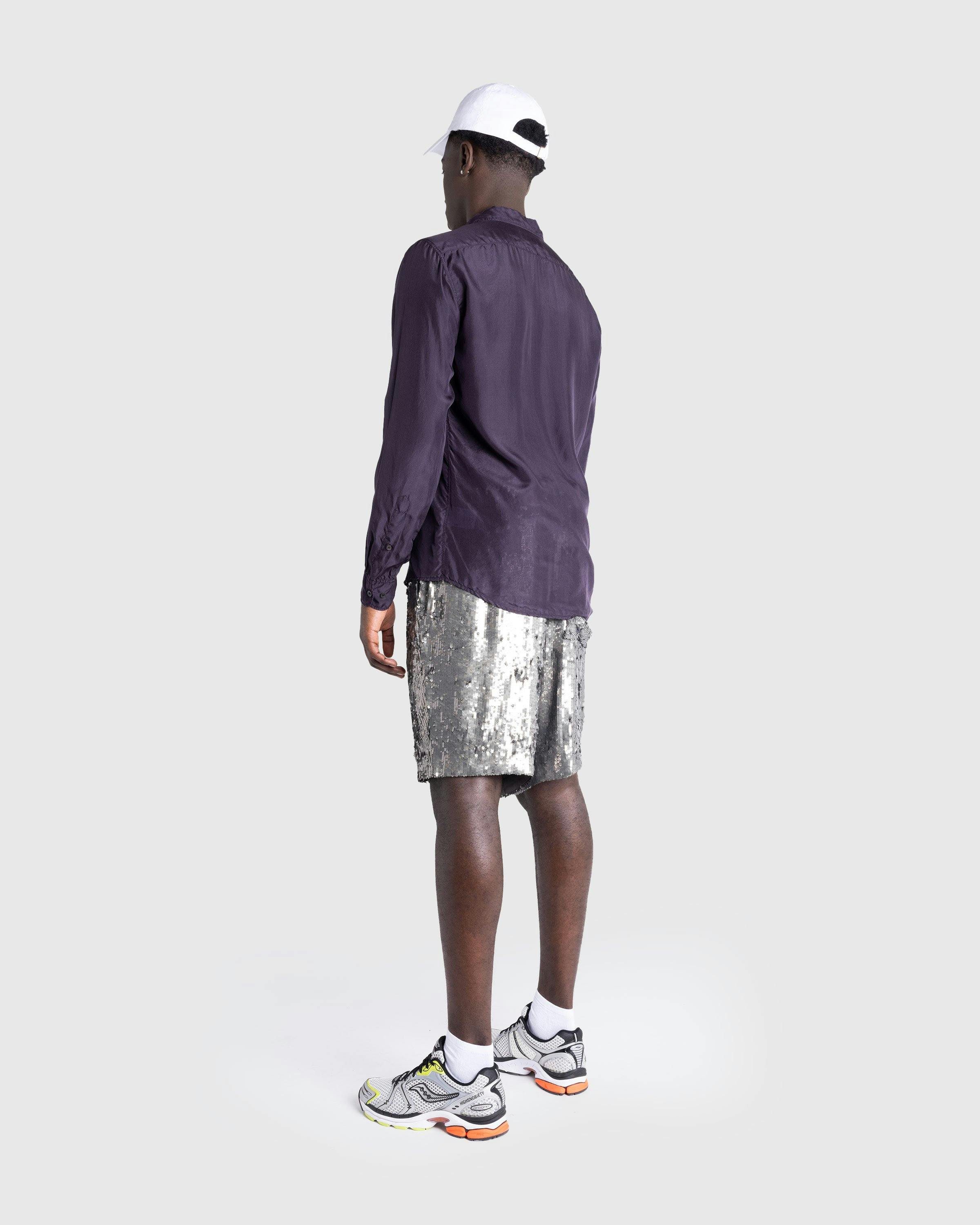 Dries van Noten - PIPERI EMB 8342 M.W.PANTS SIL - Clothing - Silver - Image 4