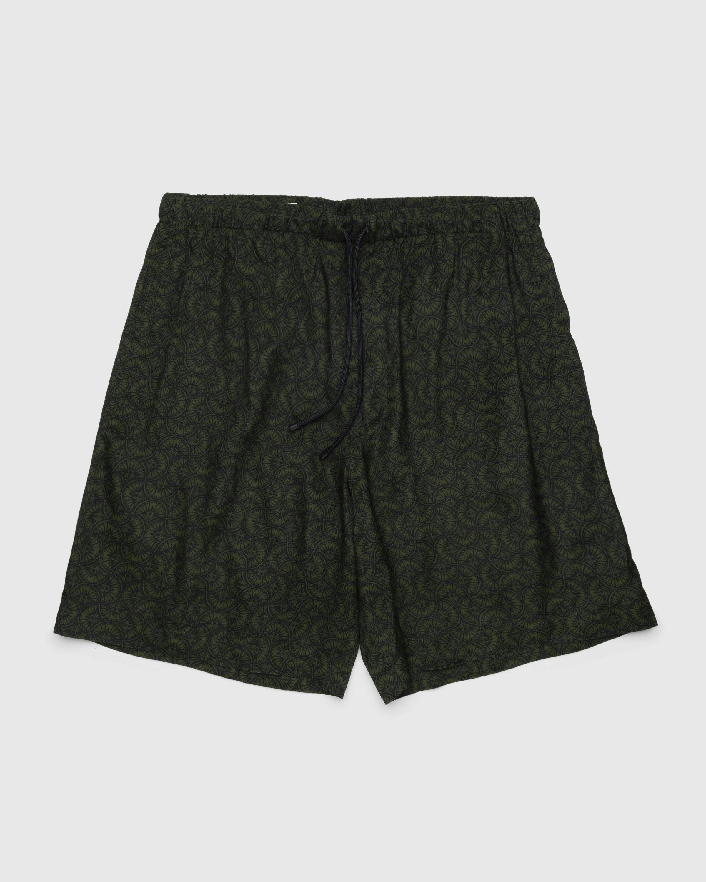 Dries van Noten - Piperi Shorts Bottle - Clothing - Green - Image 1