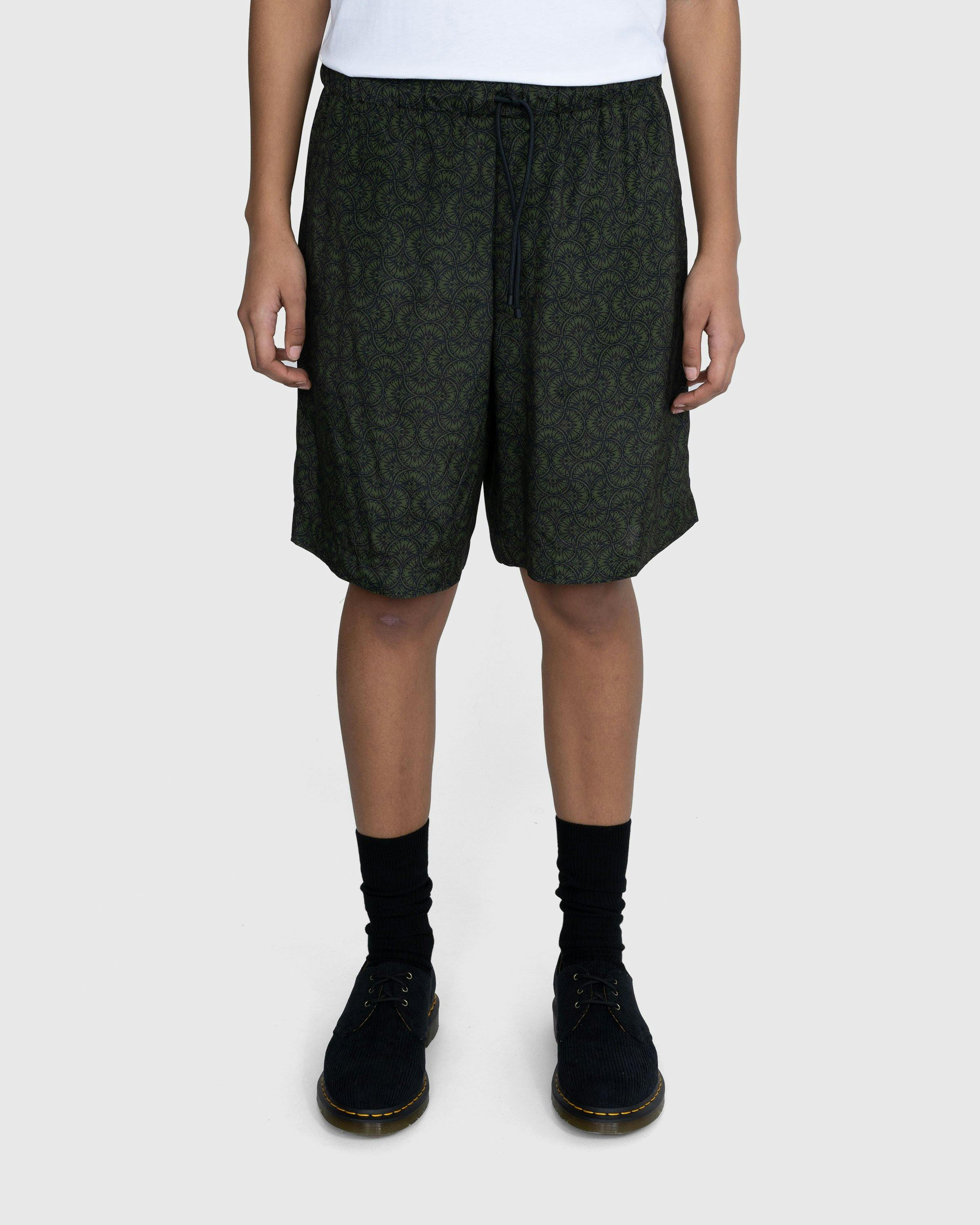 Dries van Noten - Piperi Shorts Bottle - Clothing - Green - Image 2