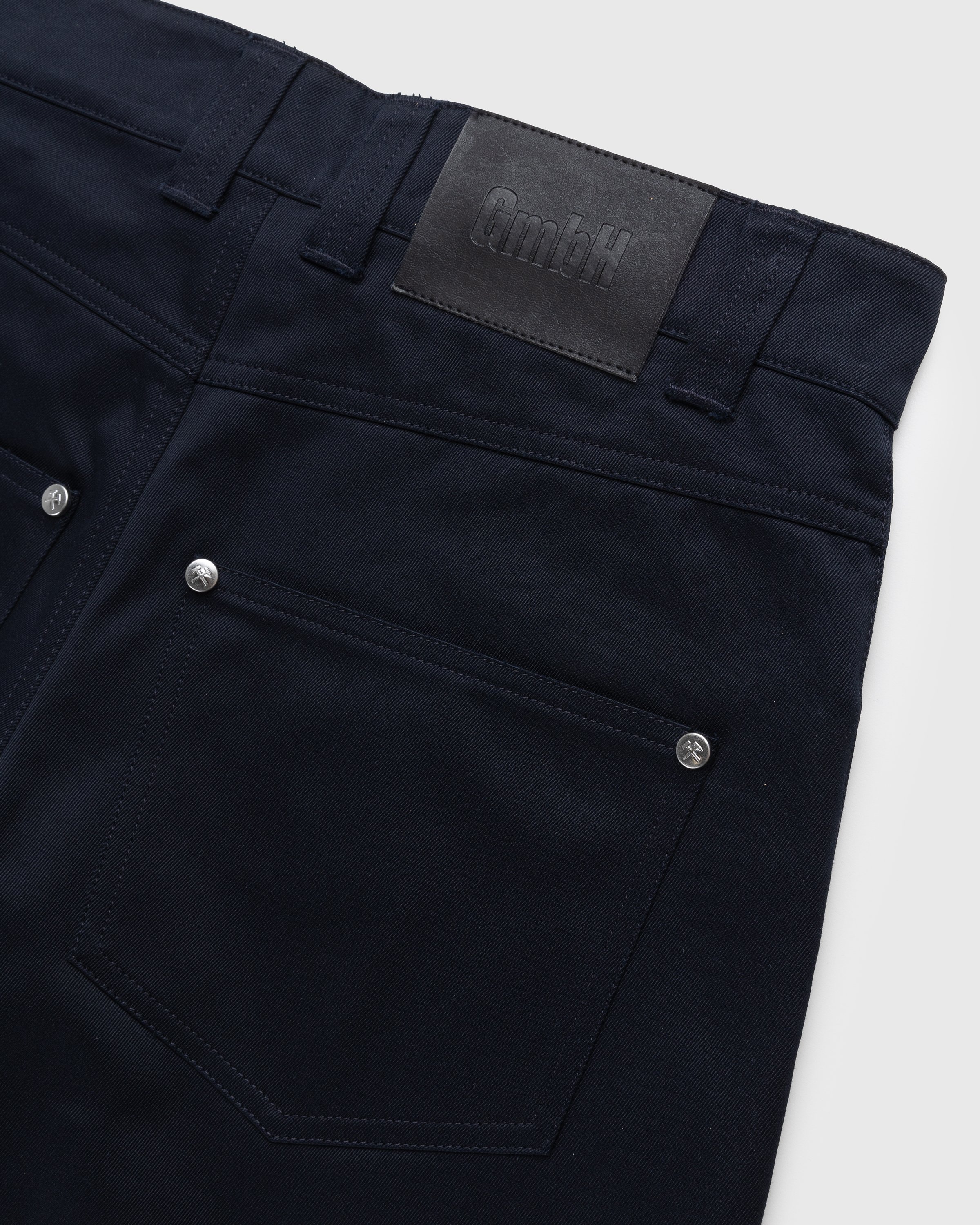 GmbH - Amir Double Zip Shorts Navy - Clothing - Blue - Image 3