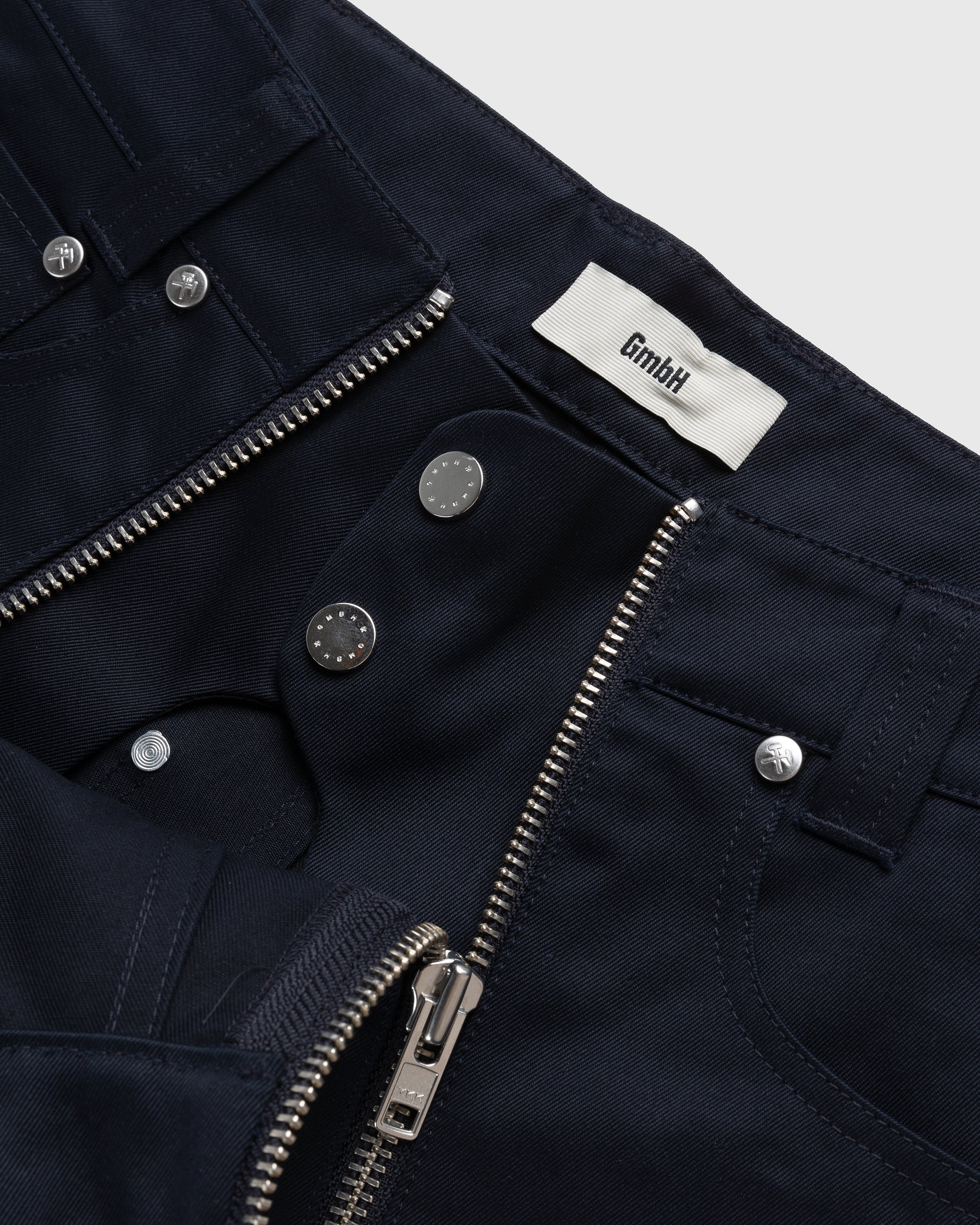 GmbH - Amir Double Zip Shorts Navy - Clothing - Blue - Image 6