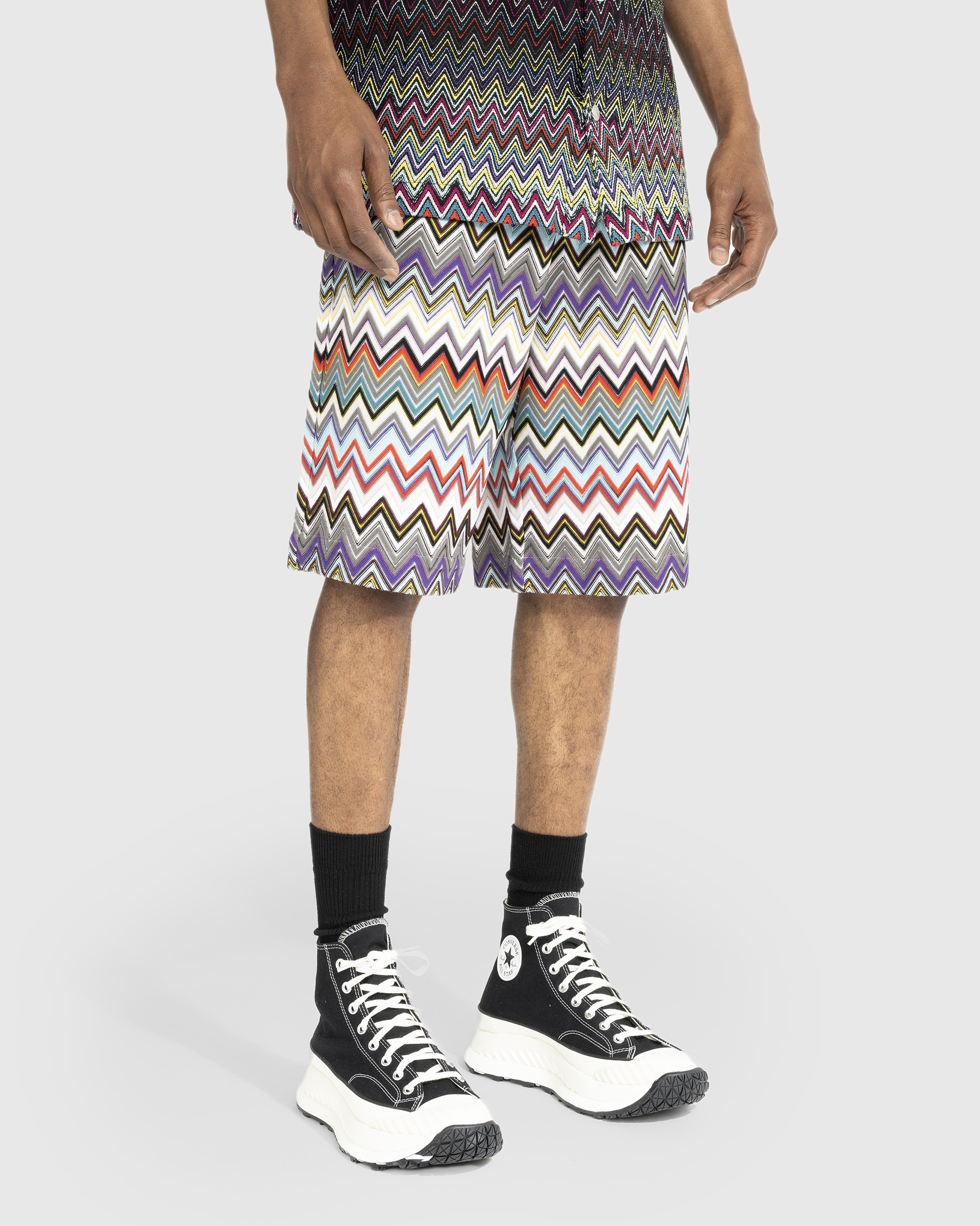 Missoni - Knitted Bermuda Shorts Multi - Clothing - Multi - Image 2