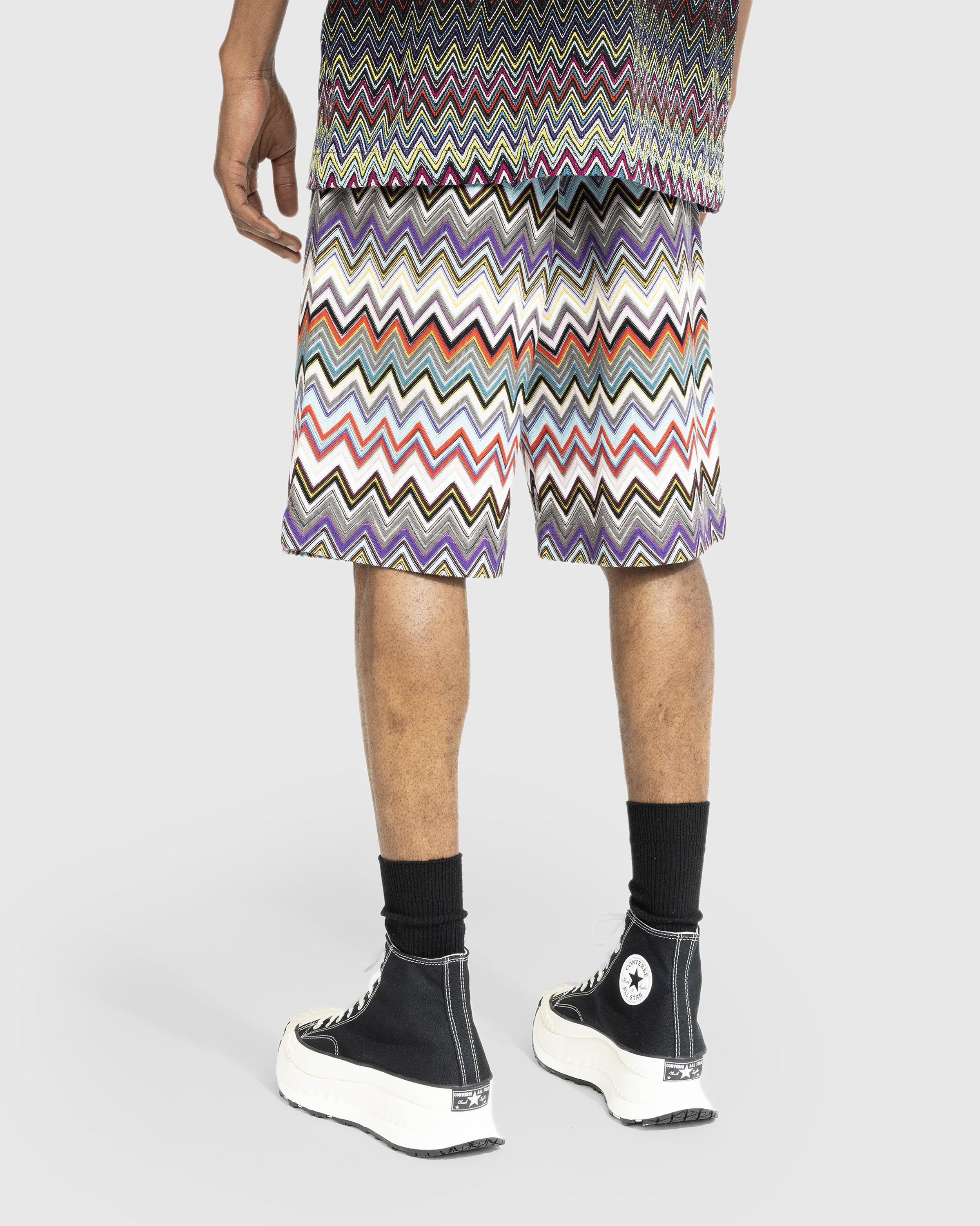Missoni - Knitted Bermuda Shorts Multi - Clothing - Multi - Image 3