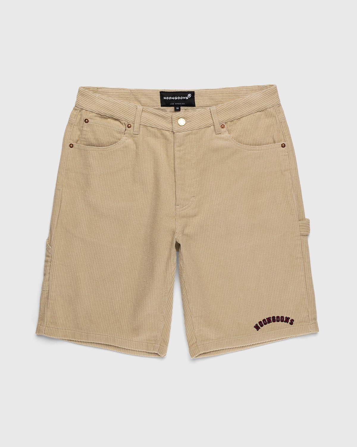 Noon Goons - Sublime Cord Short Overcast - Clothing - Beige - Image 1