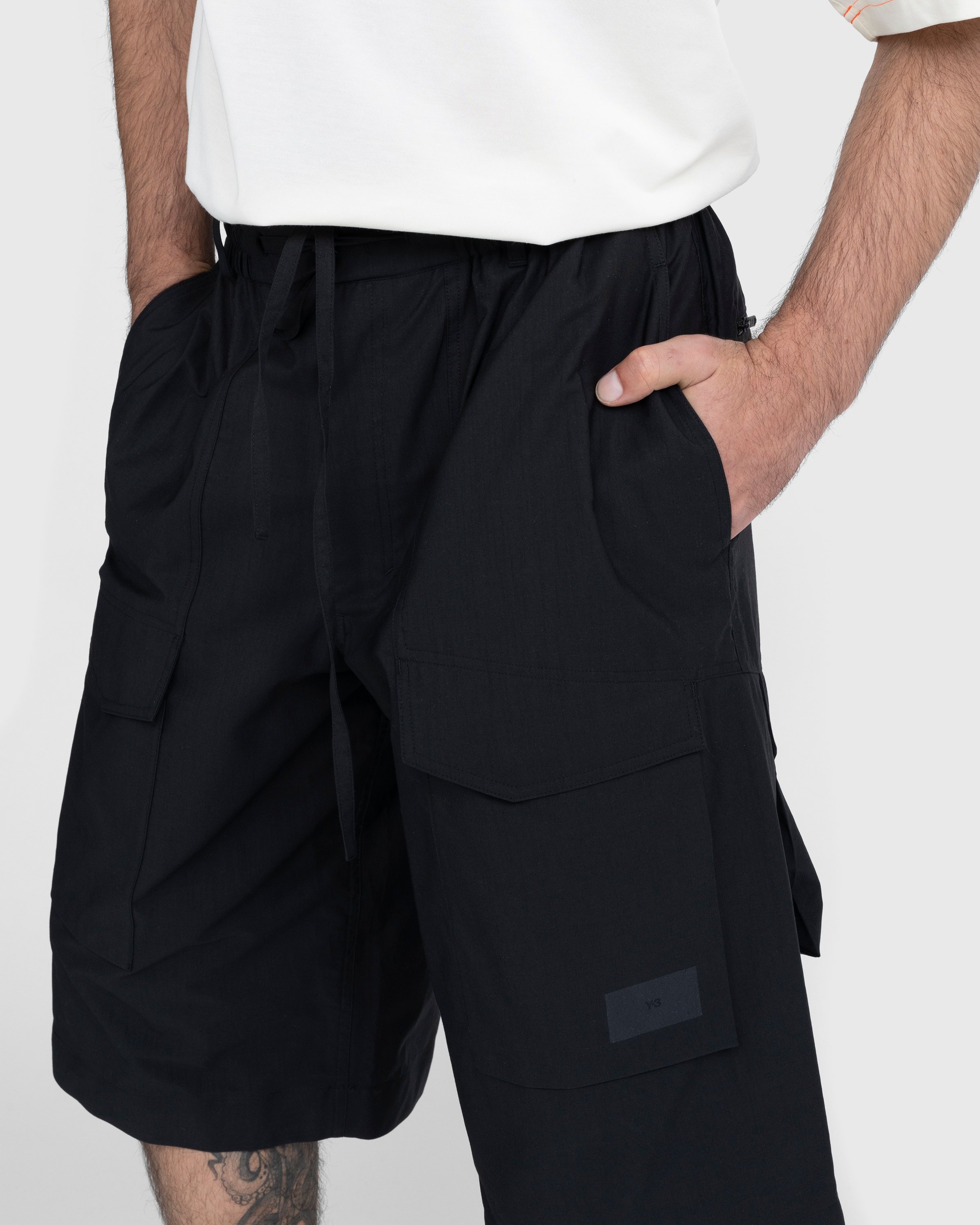 Y-3 - Workwear Shorts Black - Clothing - Black - Image 5