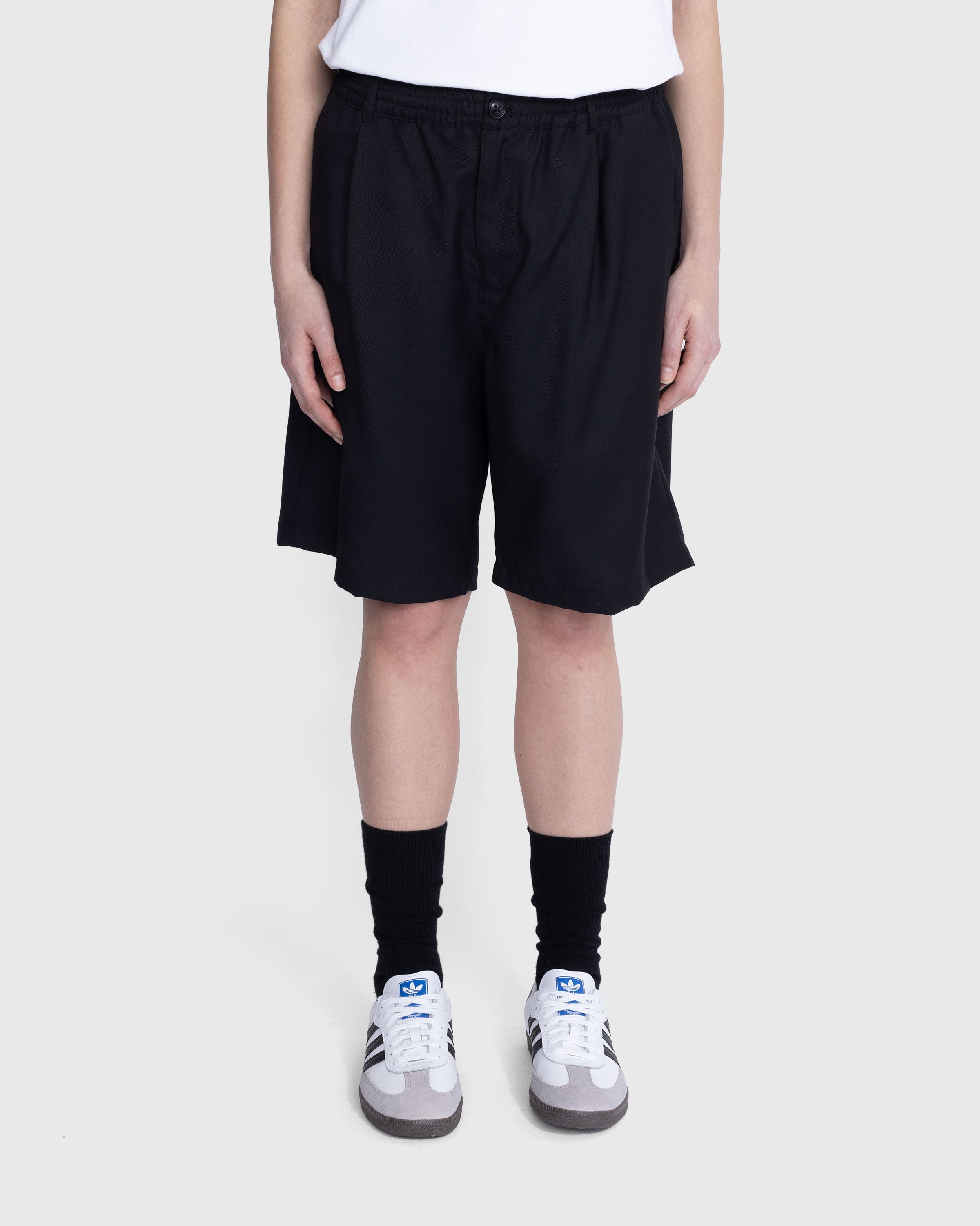 Highsnobiety - Tropical Wool Elastic Shorts Black - Clothing - Black - Image 7