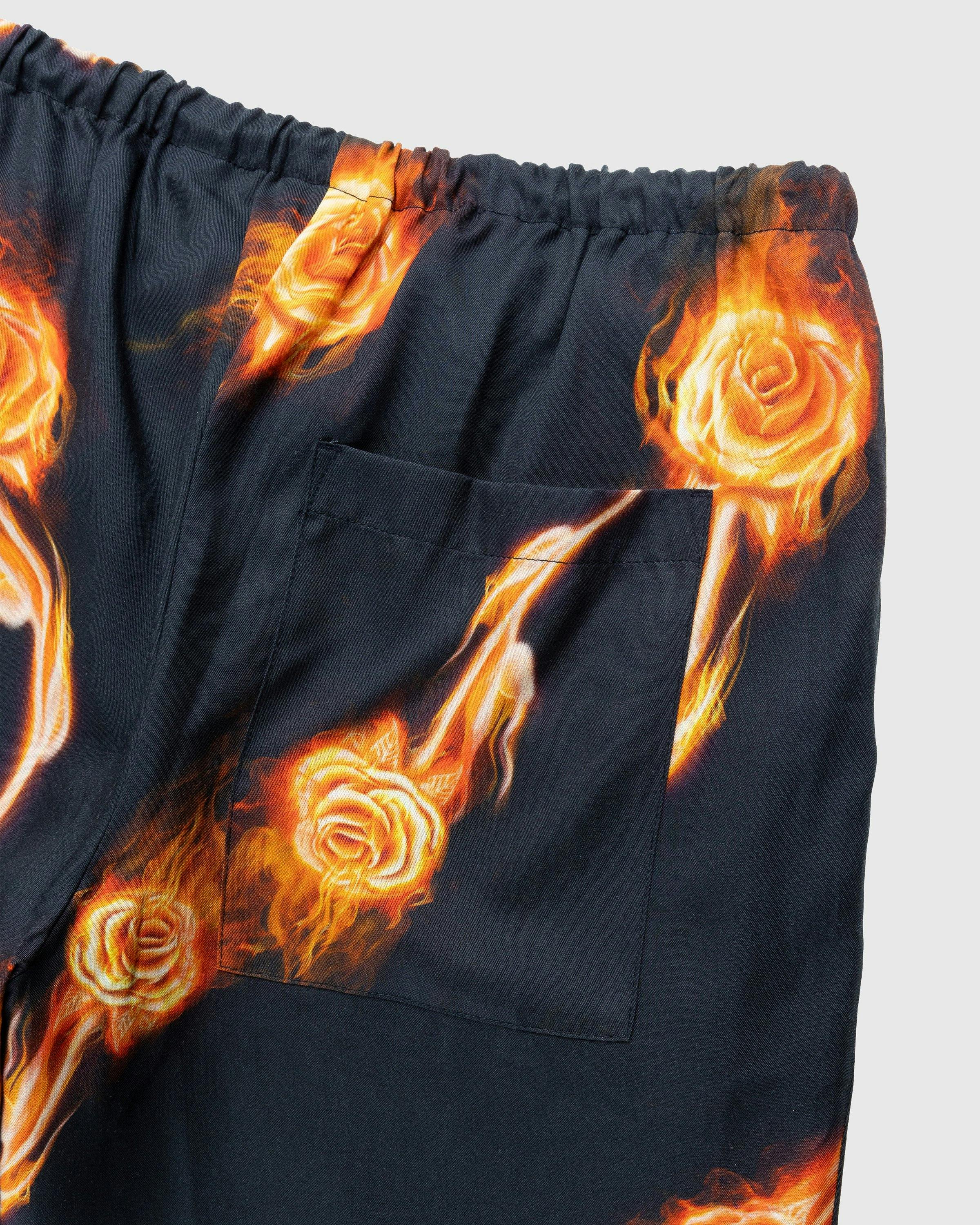 Stüssy x Dries van Noten - Flame Rose Short - Clothing - Black - Image 4