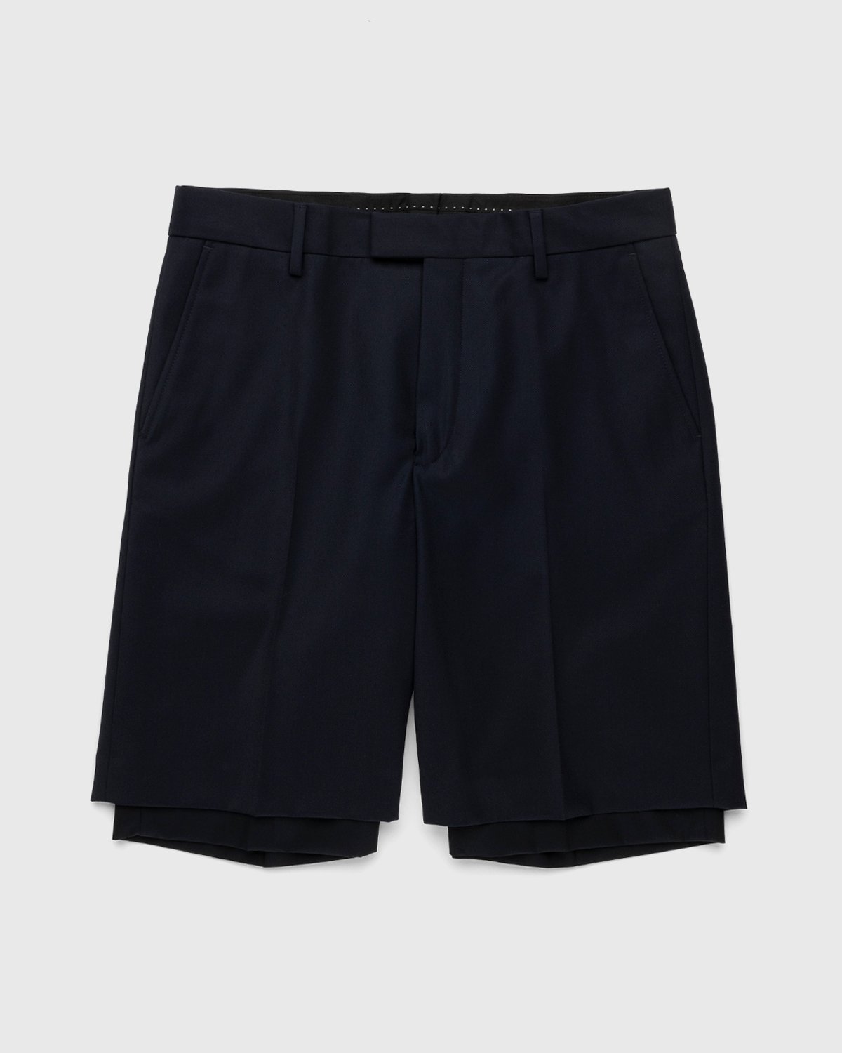 Dries van Noten - Prescott Double Layer Shorts Navy - Clothing - Blue - Image 1