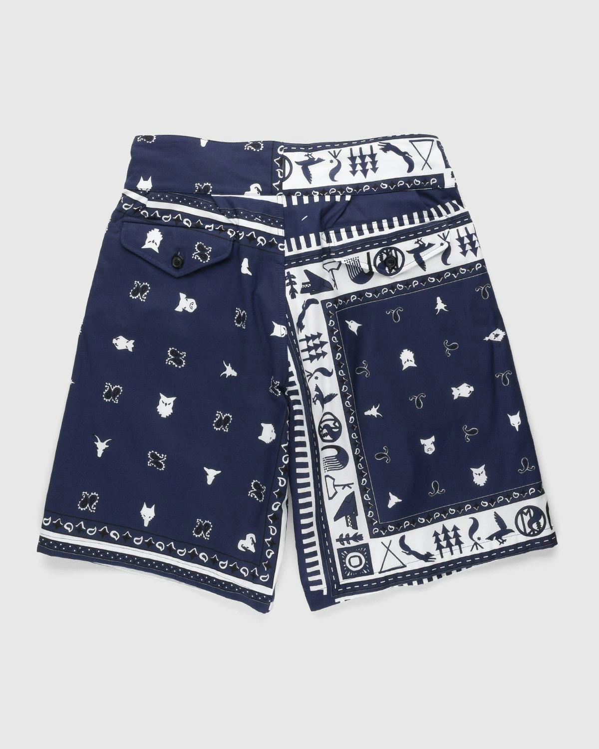 Maison Margiela - Bandana Short Indigo Blue - Clothing - Blue - Image 2