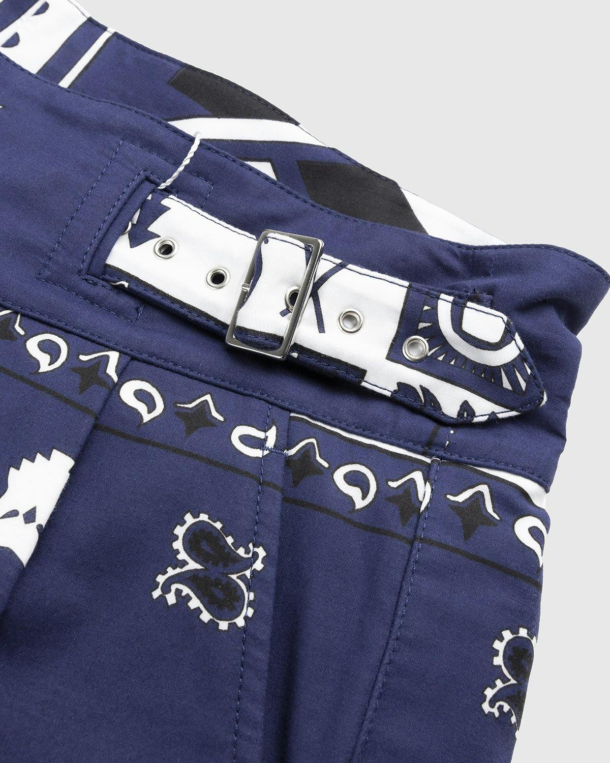 Maison Margiela - Bandana Short Indigo Blue - Clothing - Blue - Image 3