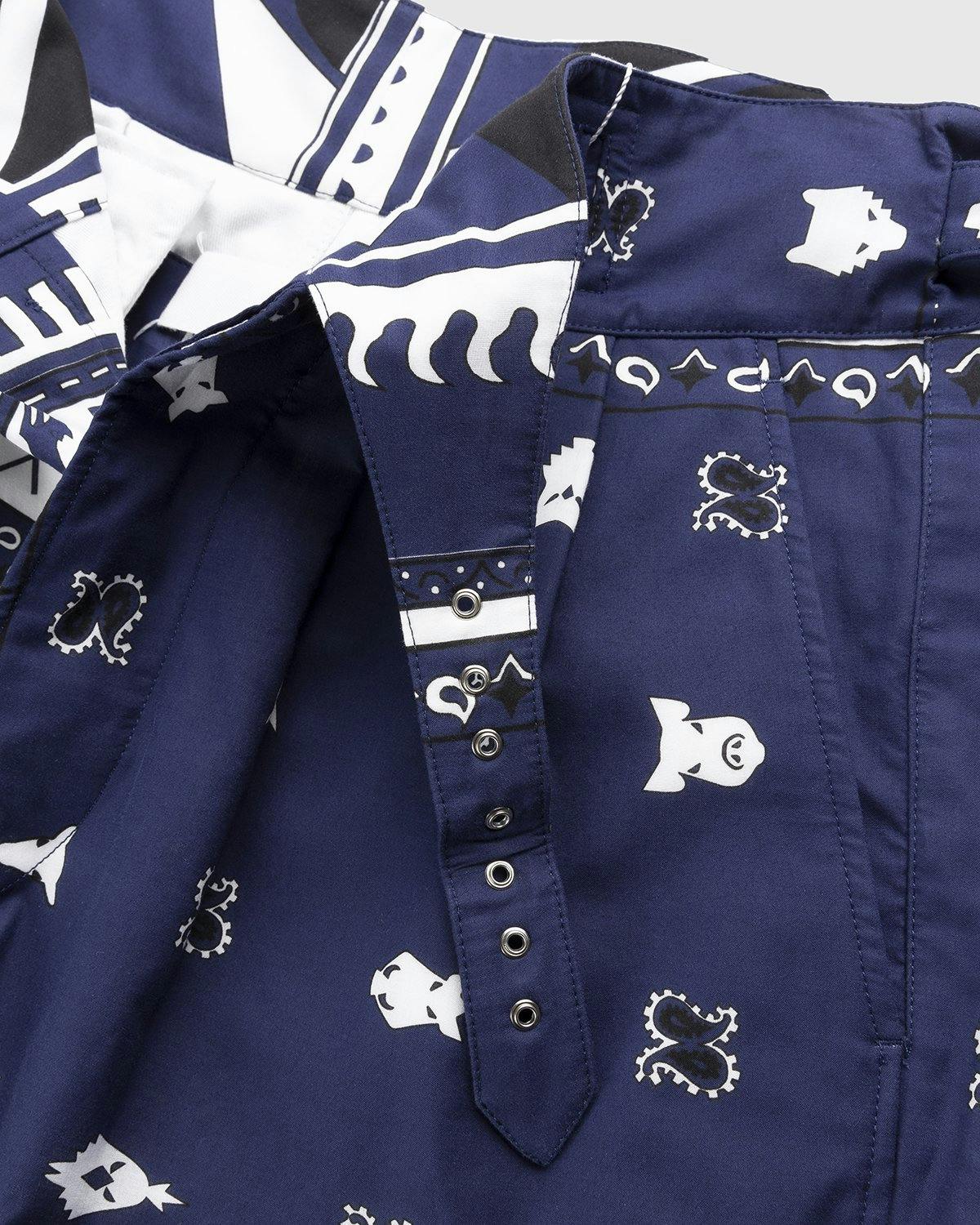 Maison Margiela - Bandana Short Indigo Blue - Clothing - Blue - Image 5