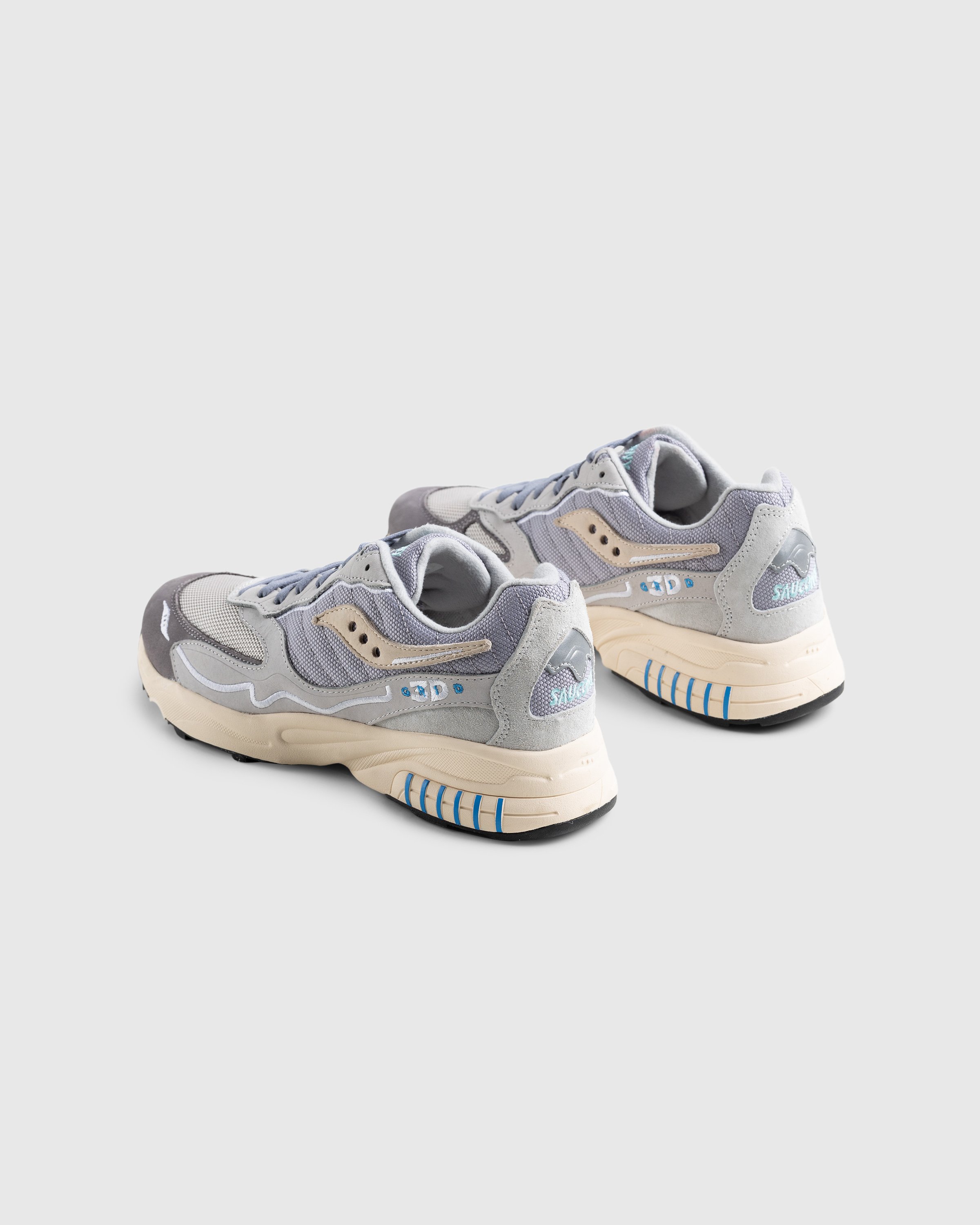 Saucony - 3D Grid Hurricane Grey/Cream - Footwear - Grey - Image 4