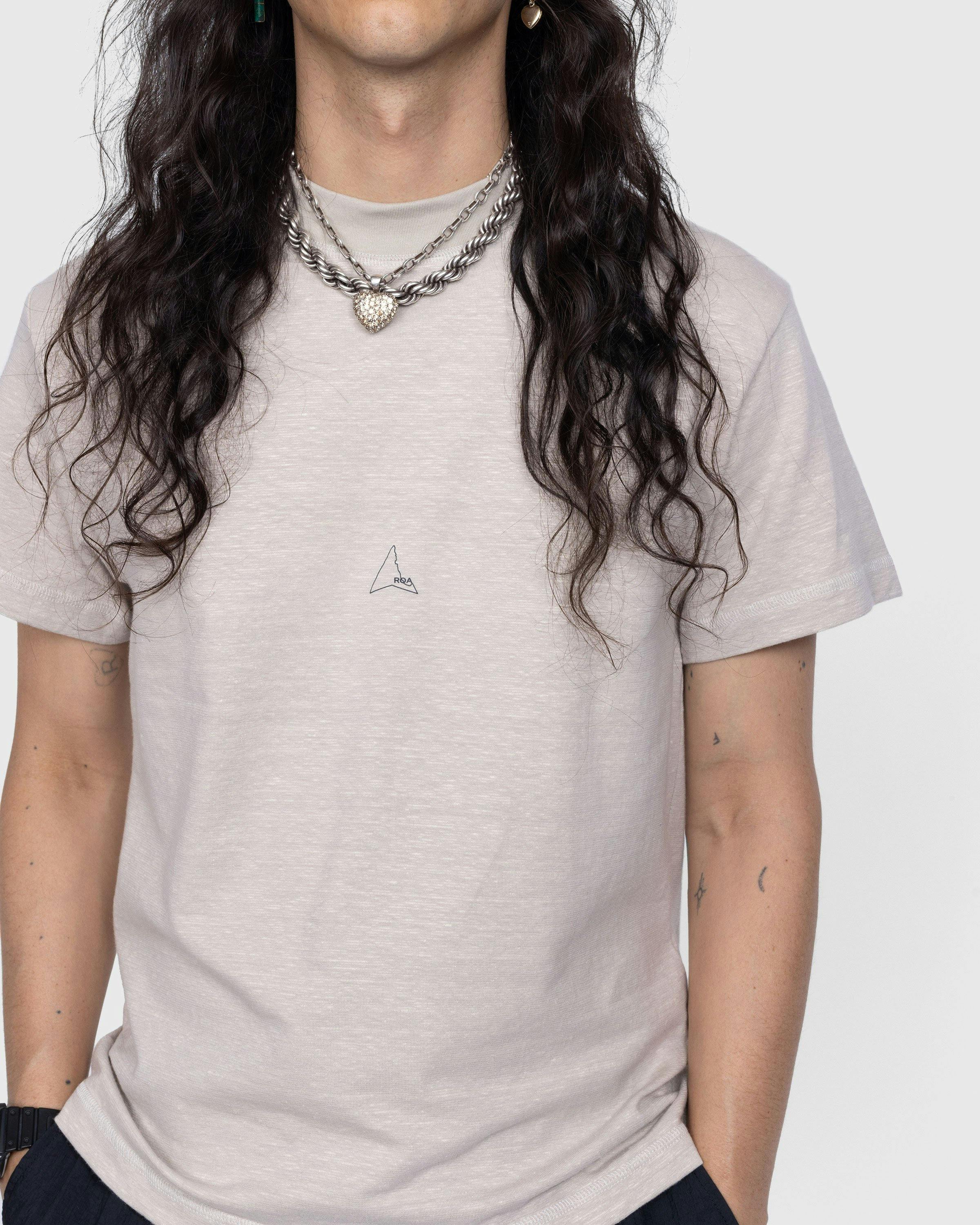 ROA - Mock Jersey Tee Oatmeal - Clothing - Beige - Image 4