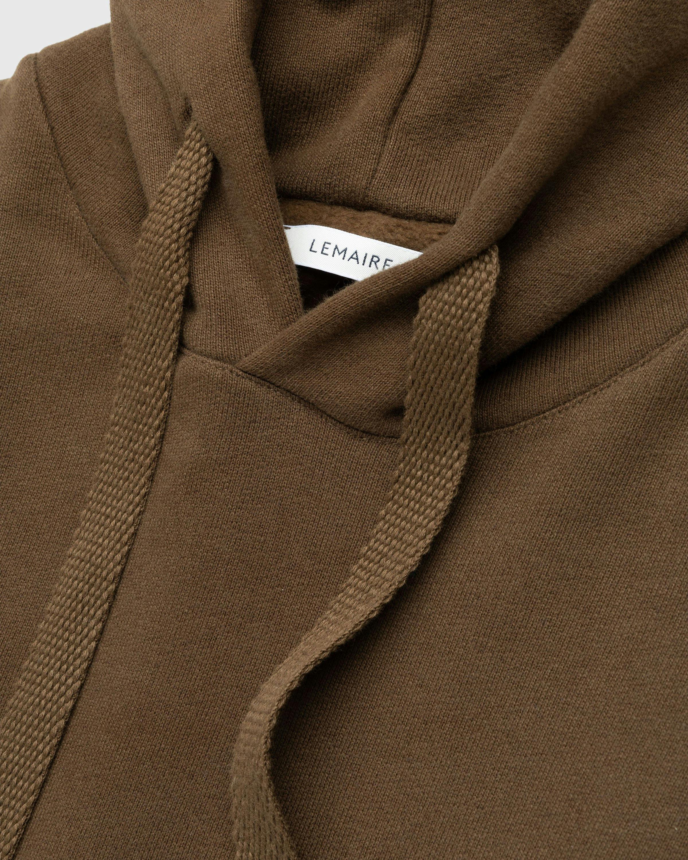 Lemaire - Hoodie Dark Tobacco - Clothing - Brown - Image 5