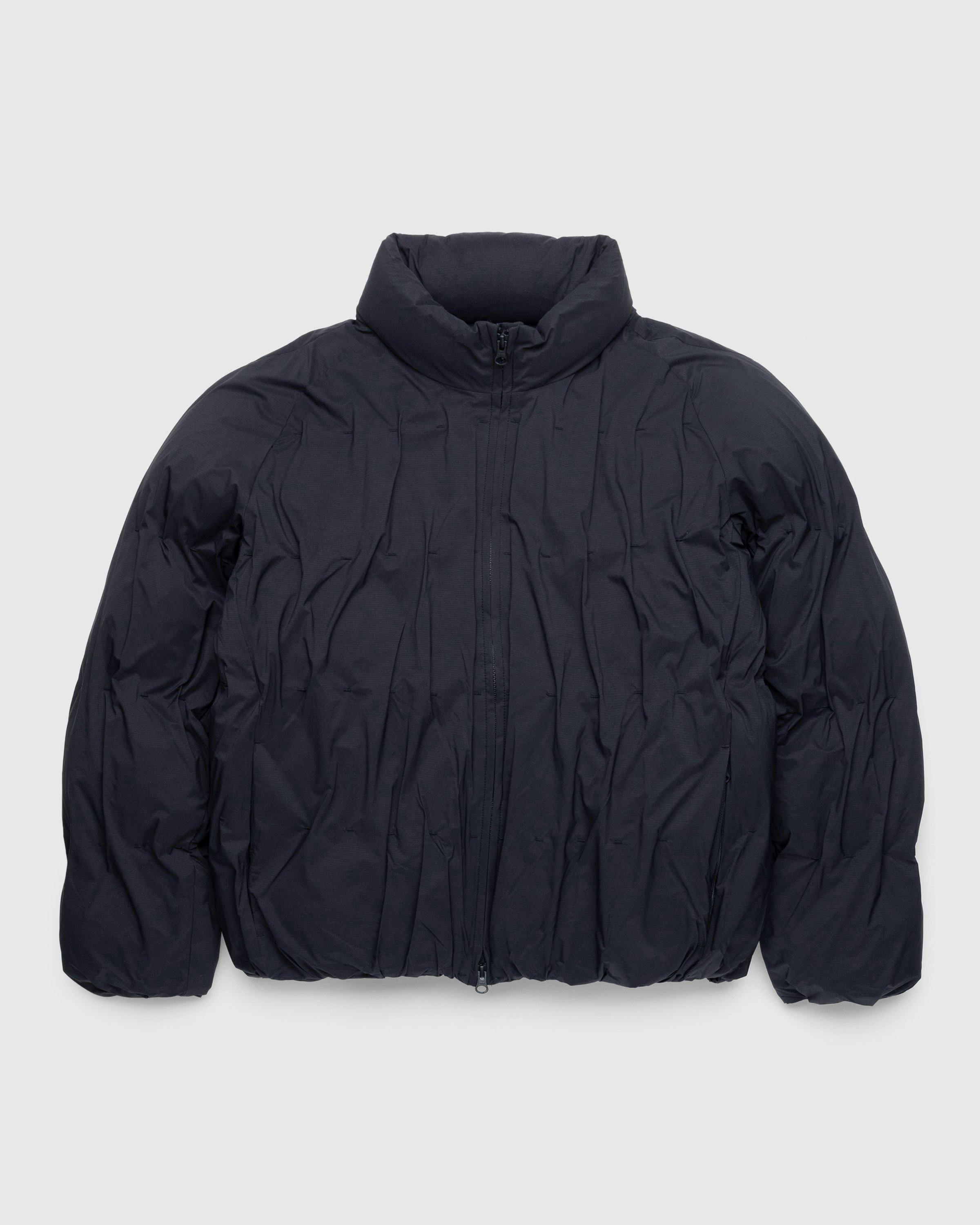 POST ARCHIVE FACTION (PAF) Gray Offset Zip Down Jacket