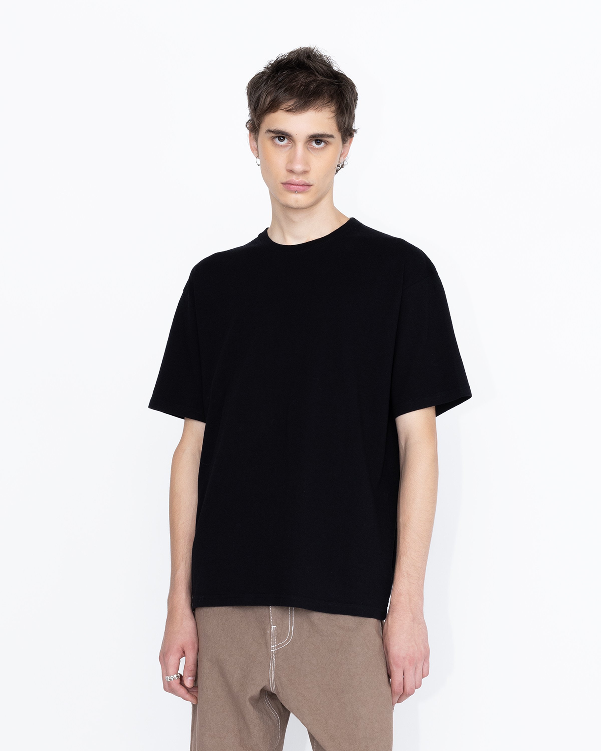 Highsnobiety HS05 - 3 Pack T-Shirts Black - Clothing - Black - Image 3