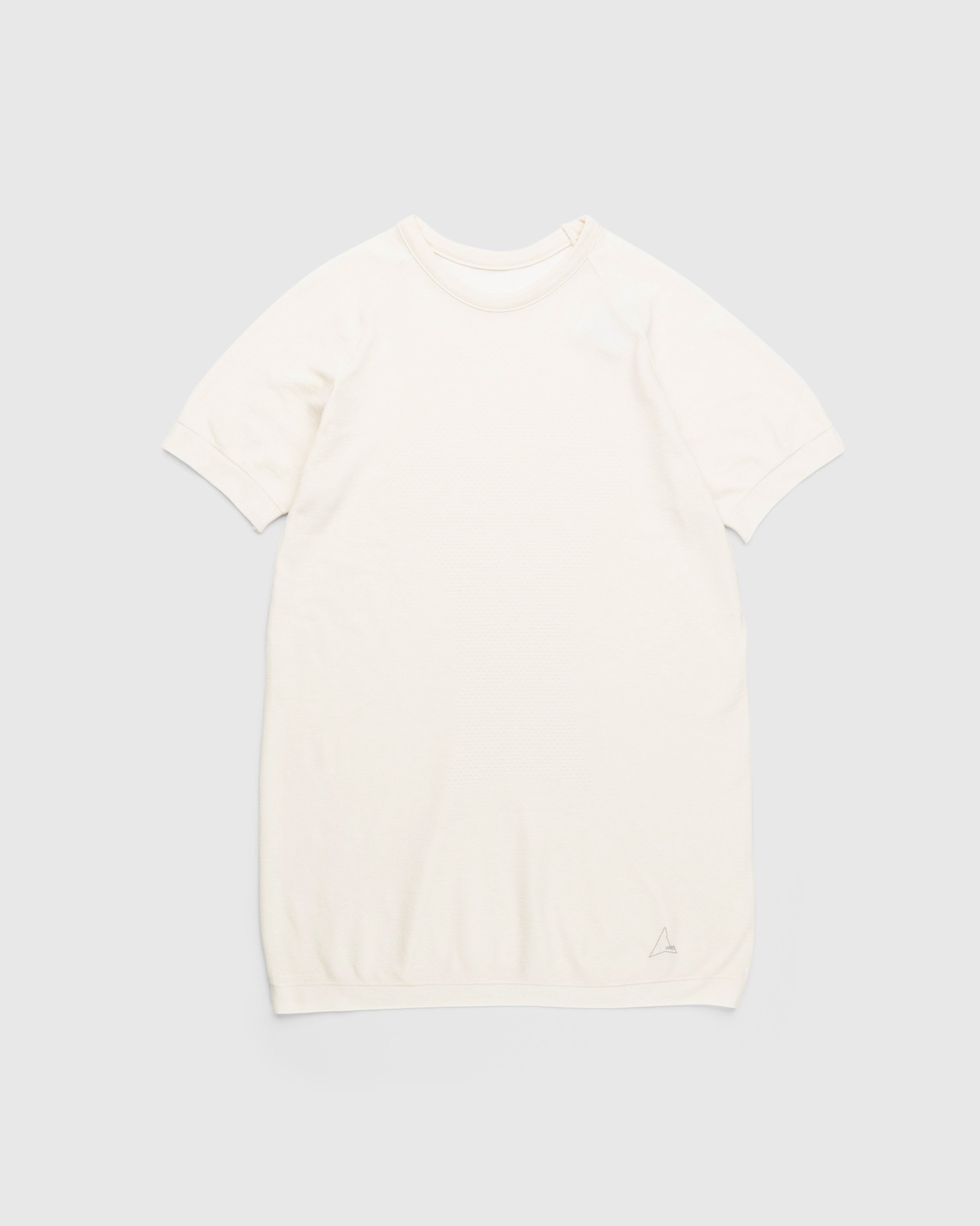 ROA - Seamless Cotton Shirt Beige - Clothing - Beige - Image 1