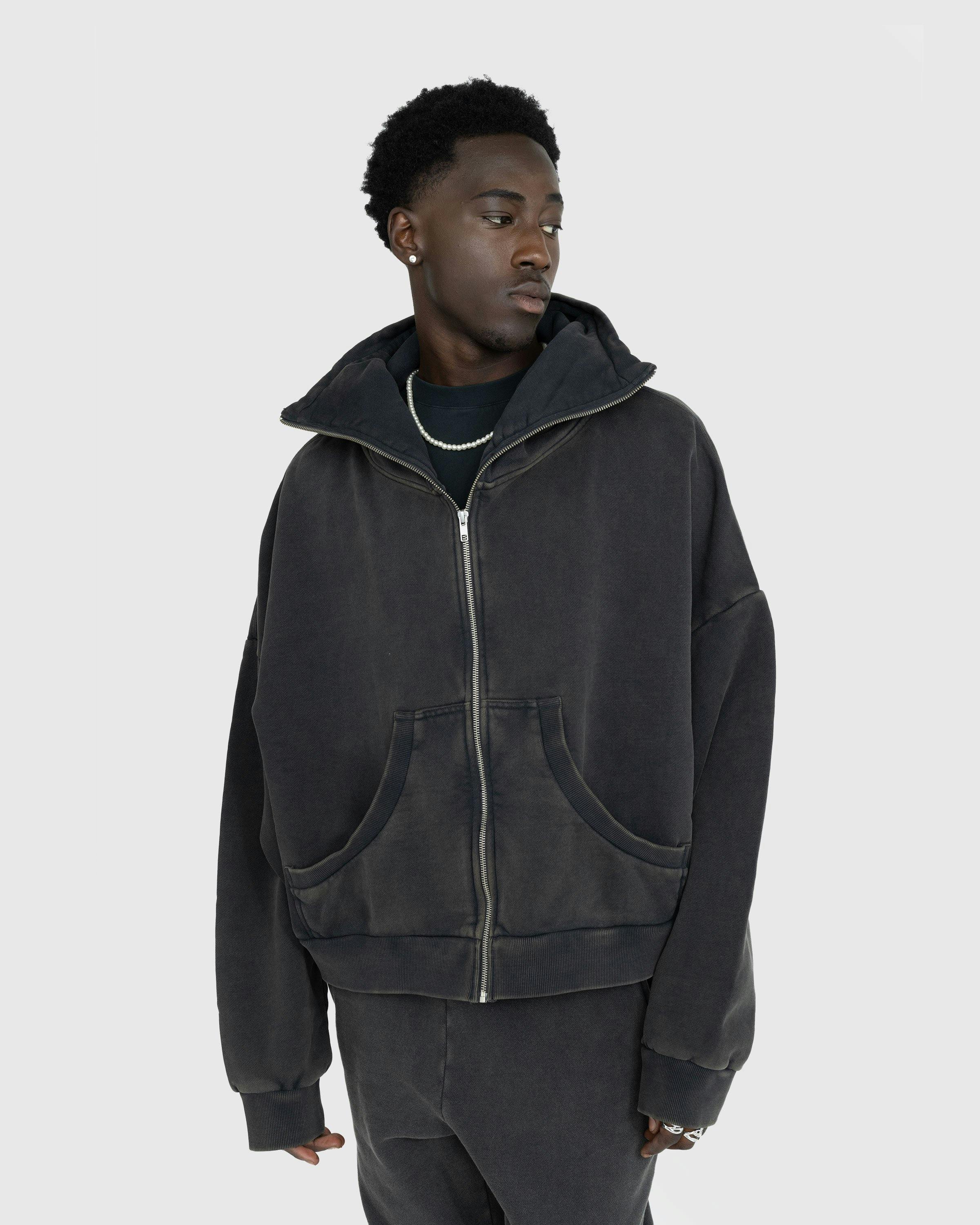 Entire Studios - Full Zip (Hoodie) Washed Black - Clothing - Black - Image 2