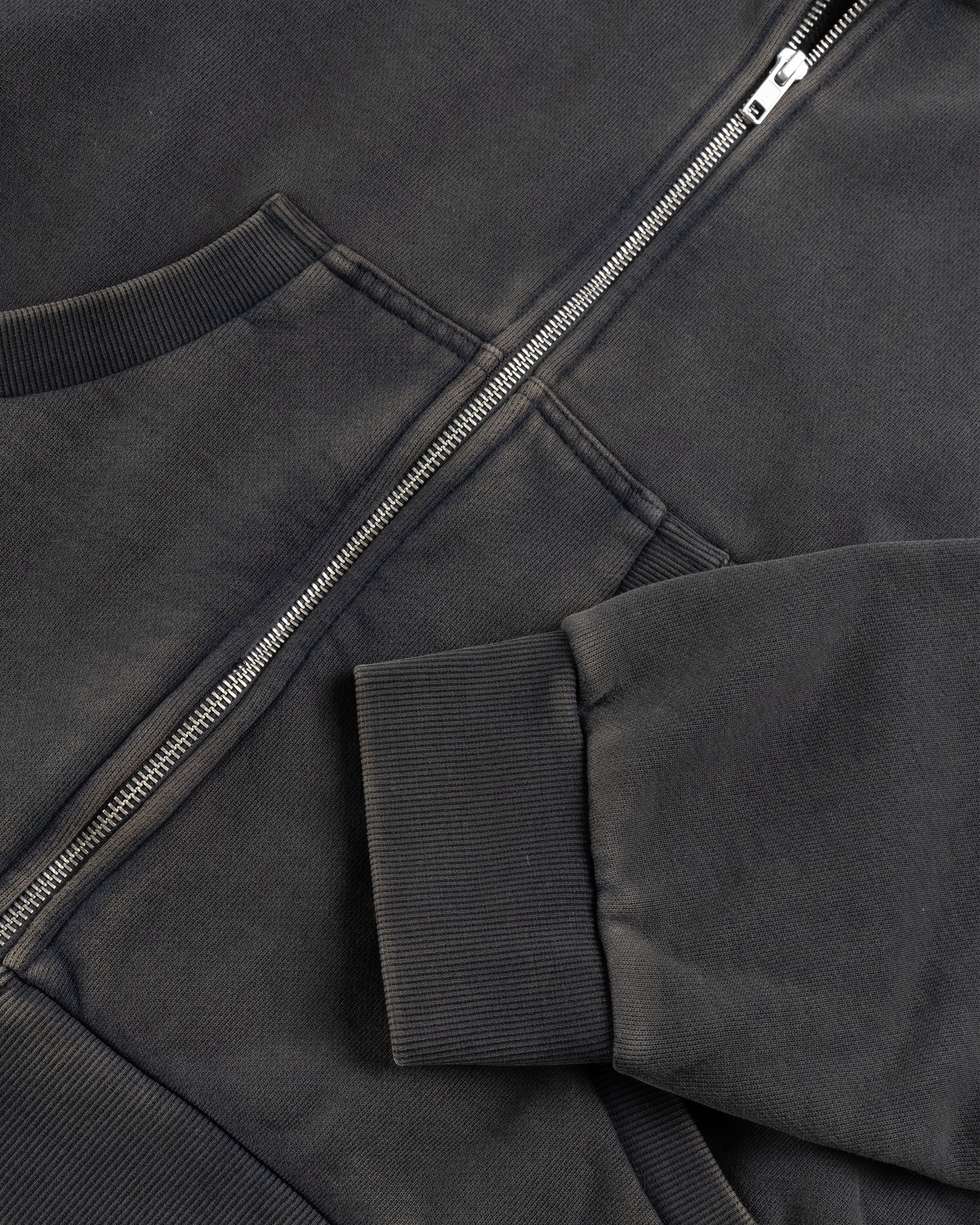 Entire Studios - Full Zip (Hoodie) Washed Black - Clothing - Black - Image 6