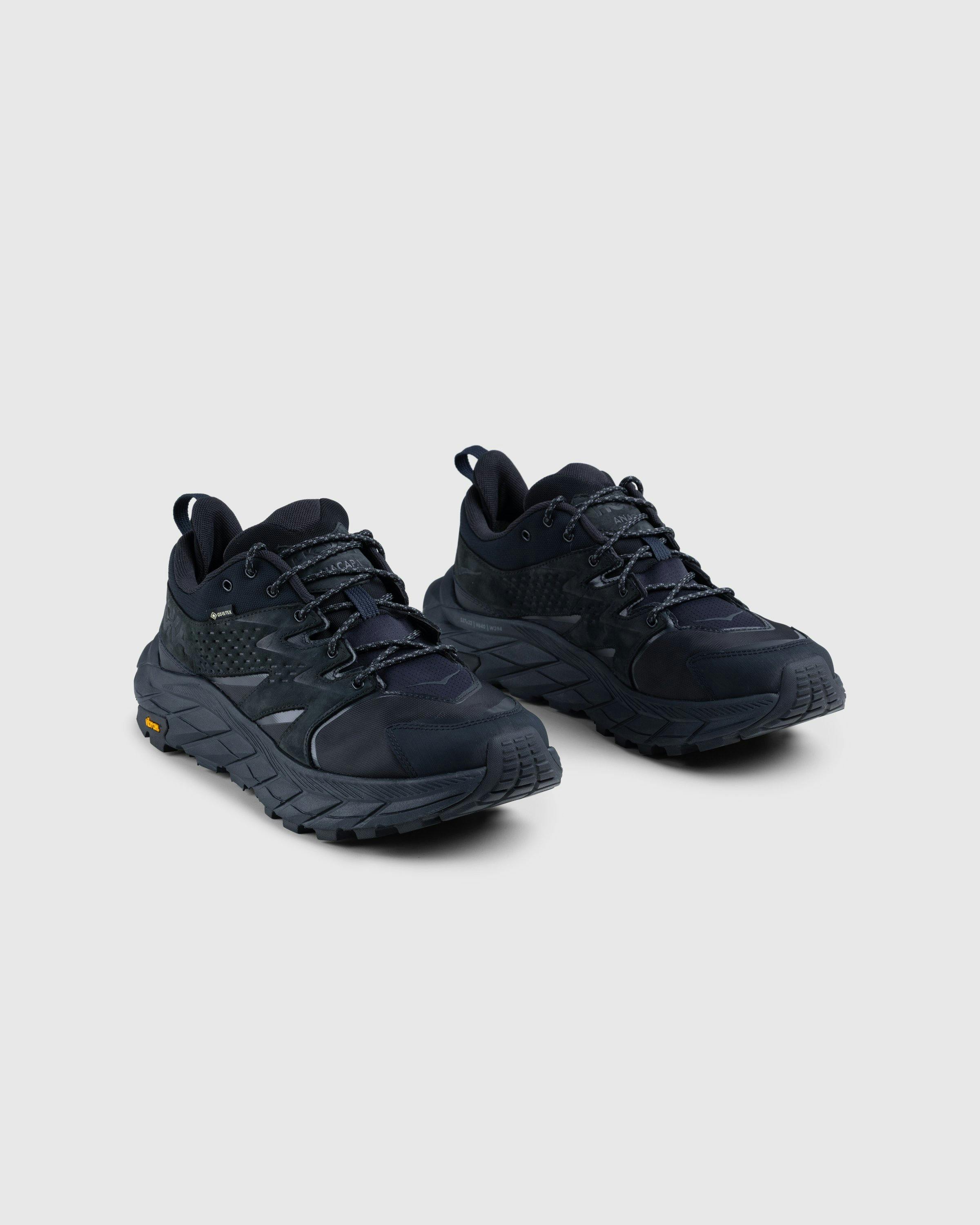 HOKA - M ANACAPA LOW GTX Black - Footwear - Black - Image 3