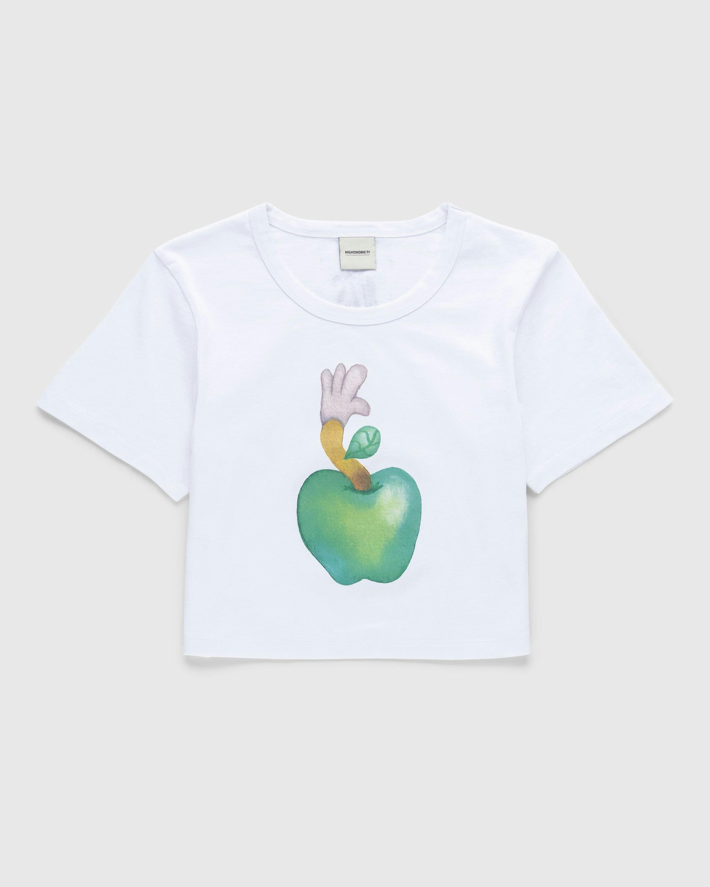 NTS x Highsnobiety - Apple Baby Tee White - Clothing - White - Image 1