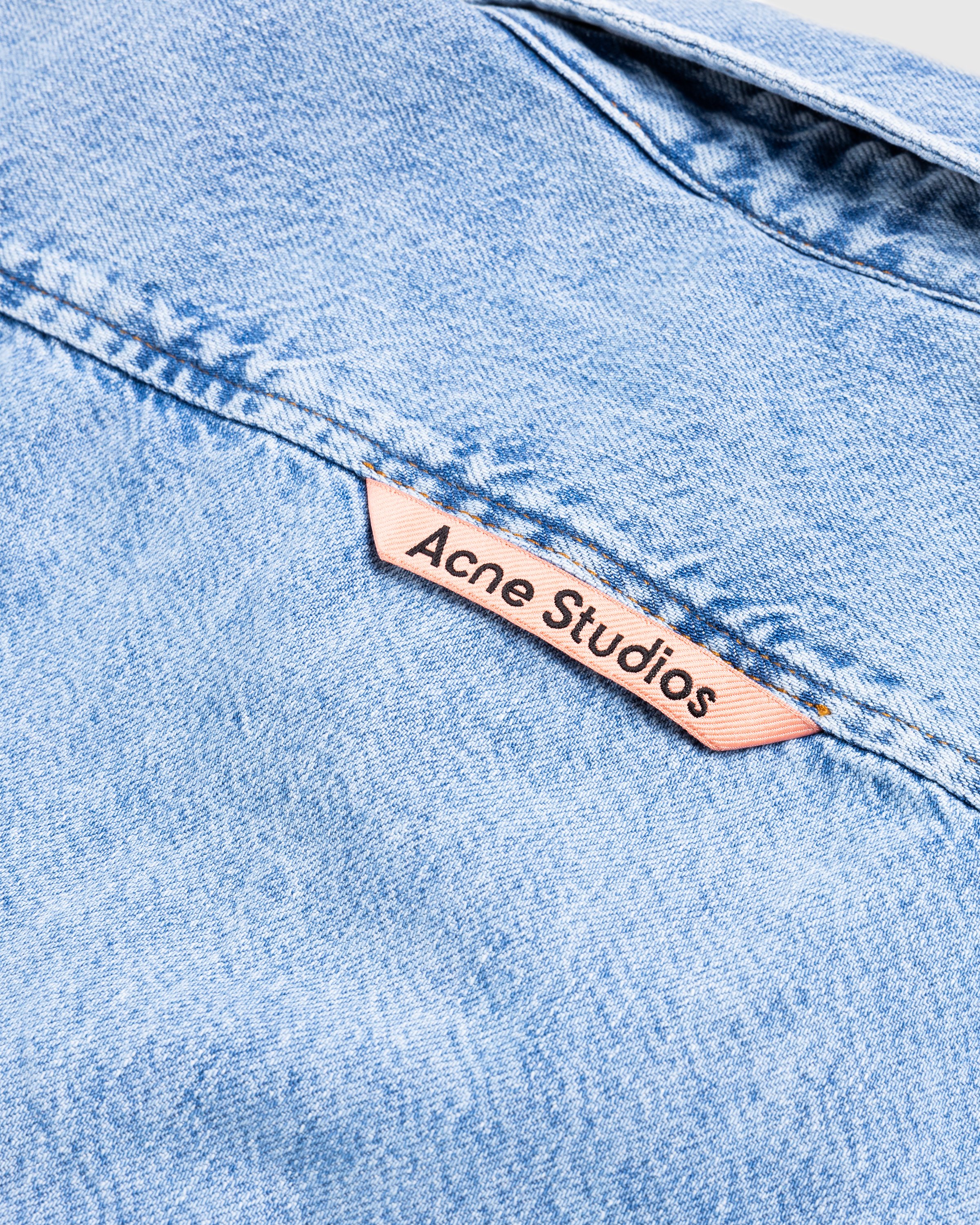 Acne Studios - Denim Button-Up Shirt Blue - Clothing - Blue - Image 6