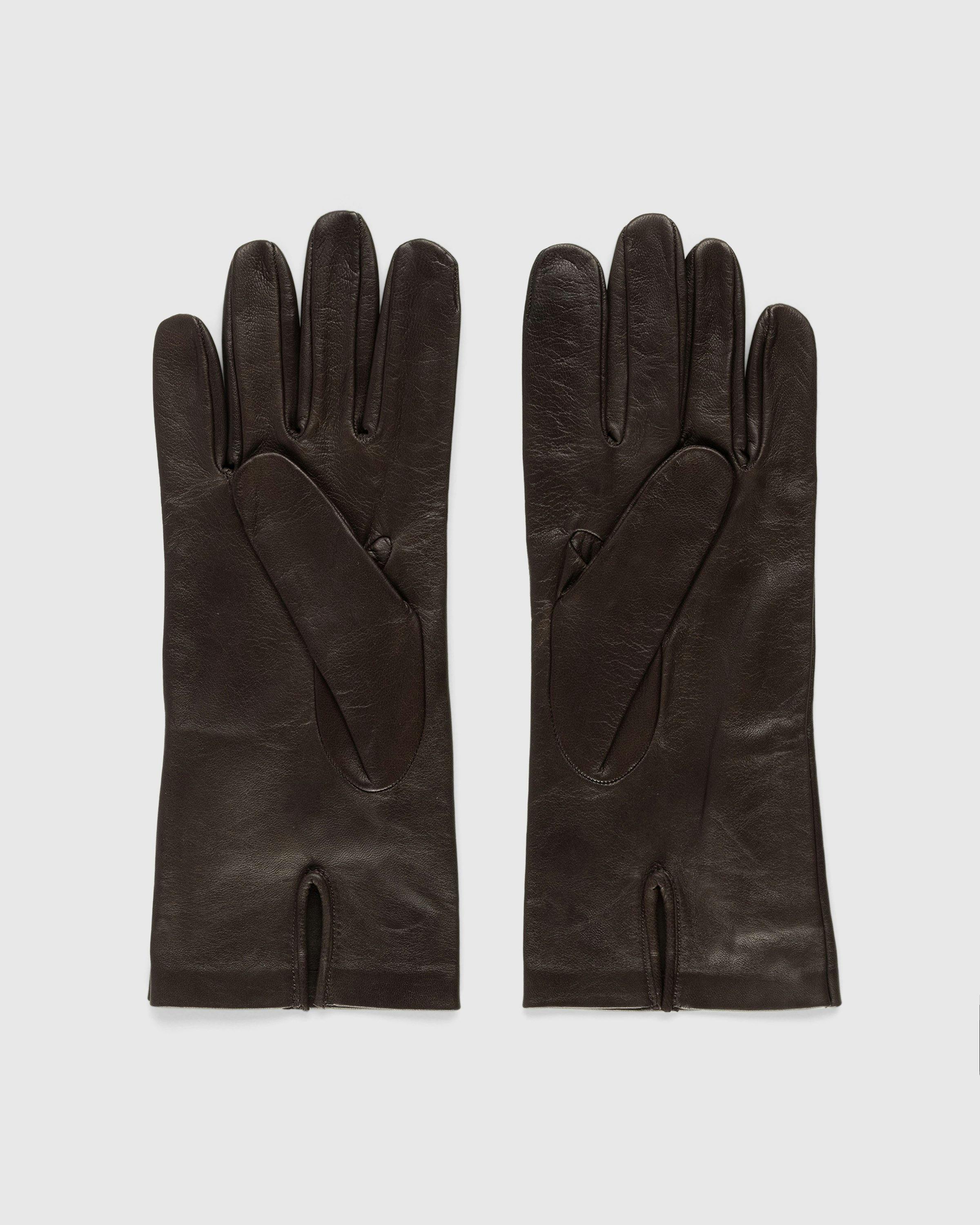 Maison Margiela - Nappa Leather Gloves Chocolate - Accessories - Brown - Image 2