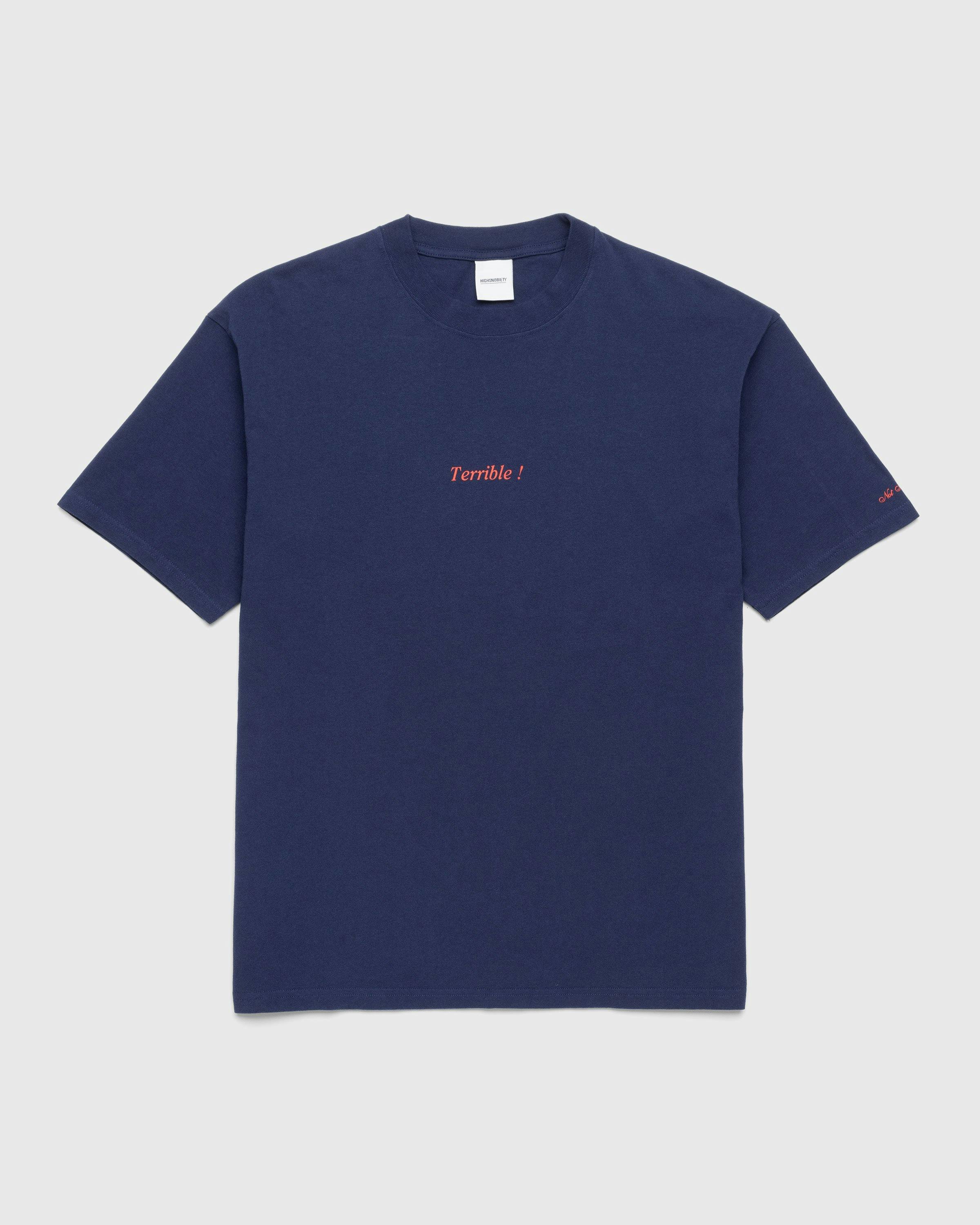 Le Petit Nicolas x Highsnobiety - T-Shirt Navy Blue - Clothing - Blue - Image 2