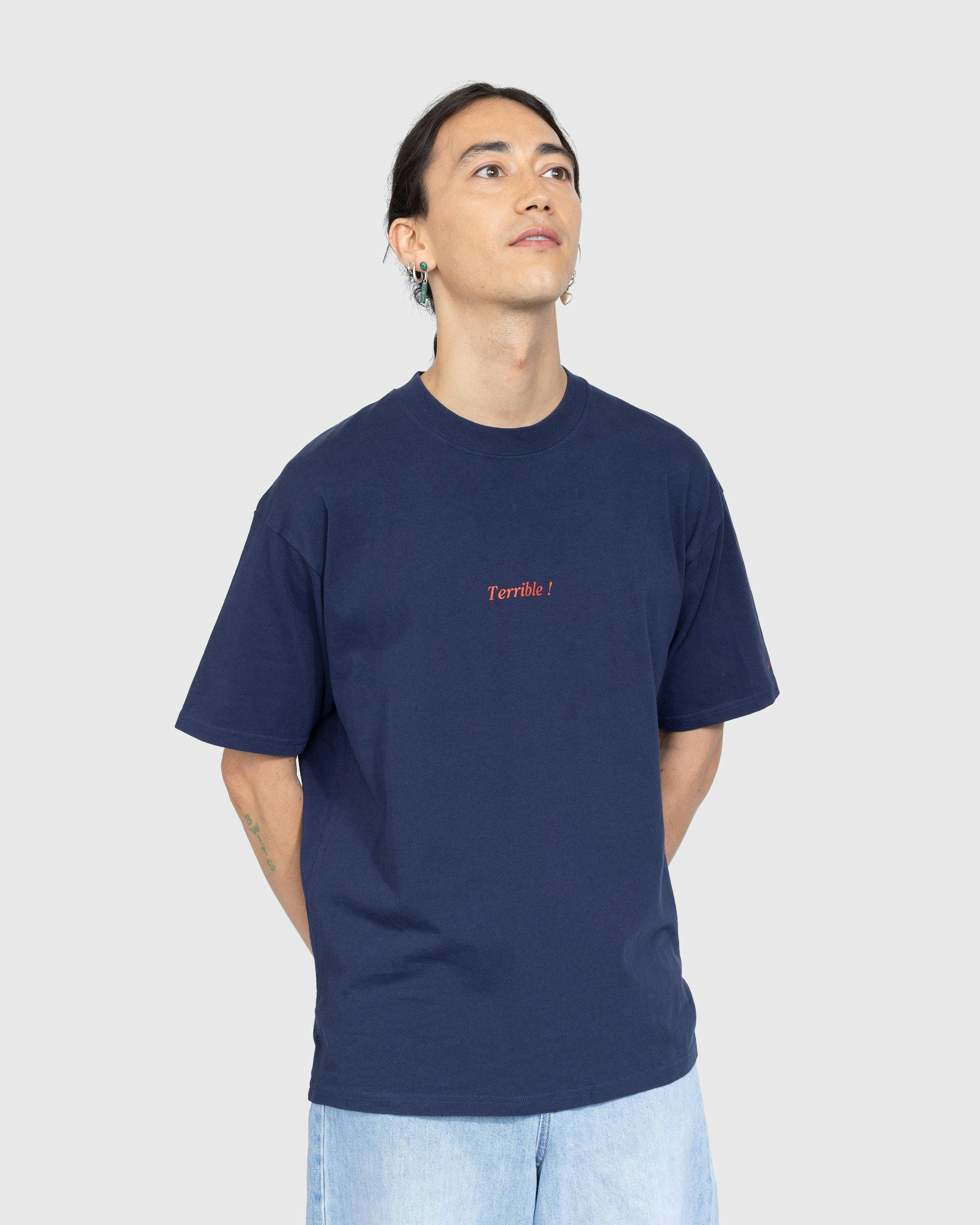 Le Petit Nicolas x Highsnobiety - T-Shirt Navy Blue - Clothing - Blue - Image 3