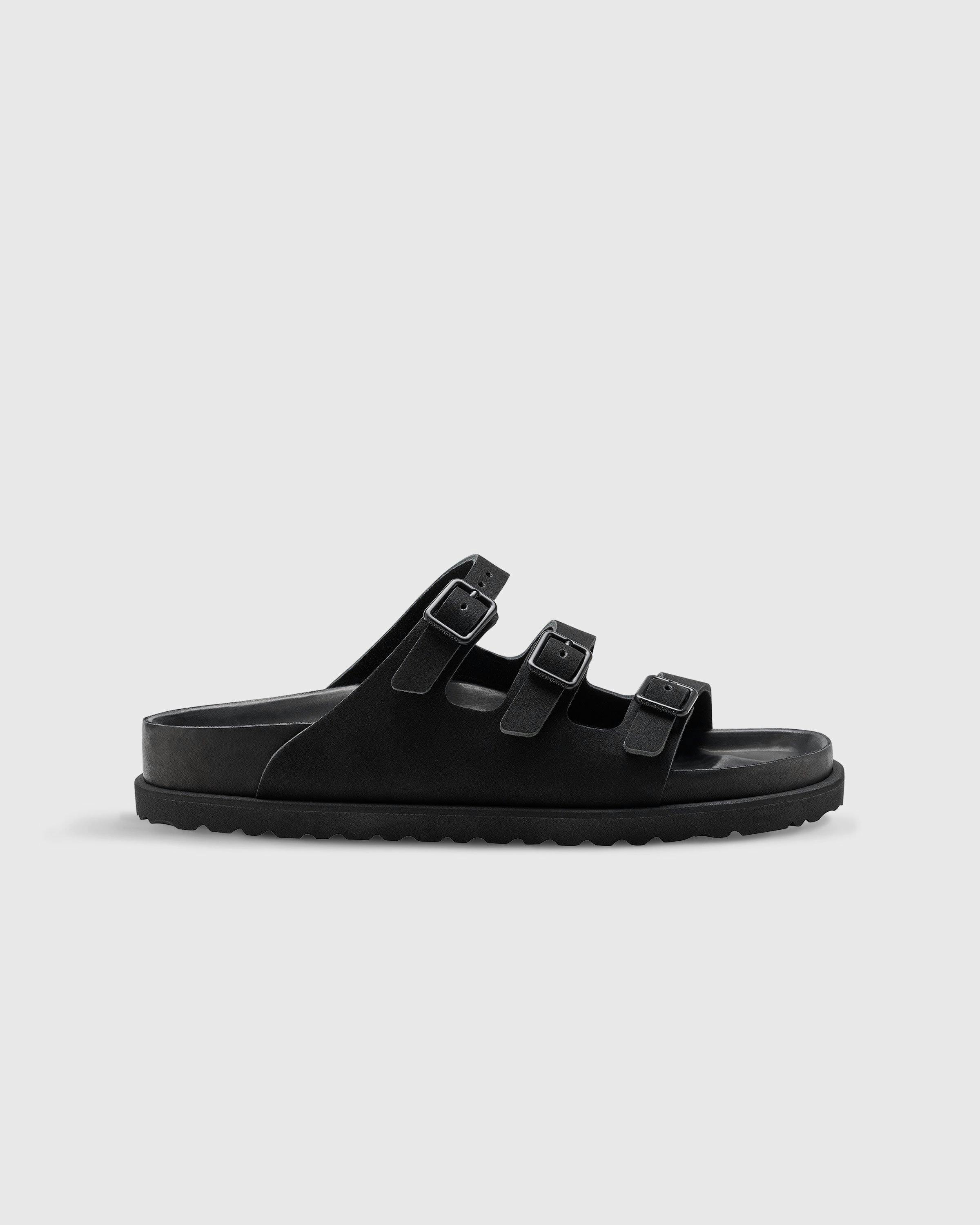 Birkenstock - Florida Suede Leather Black - Footwear - Black - Image 1