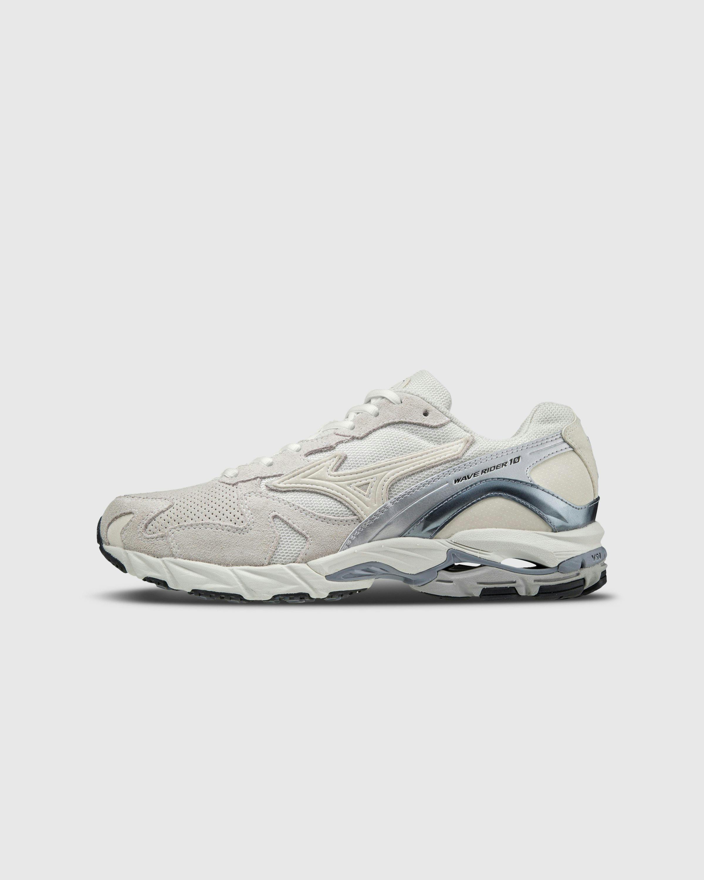 Mizuno - Wave Rider 10 White/Grey/Tradewinds - Footwear - Multi - Image 2