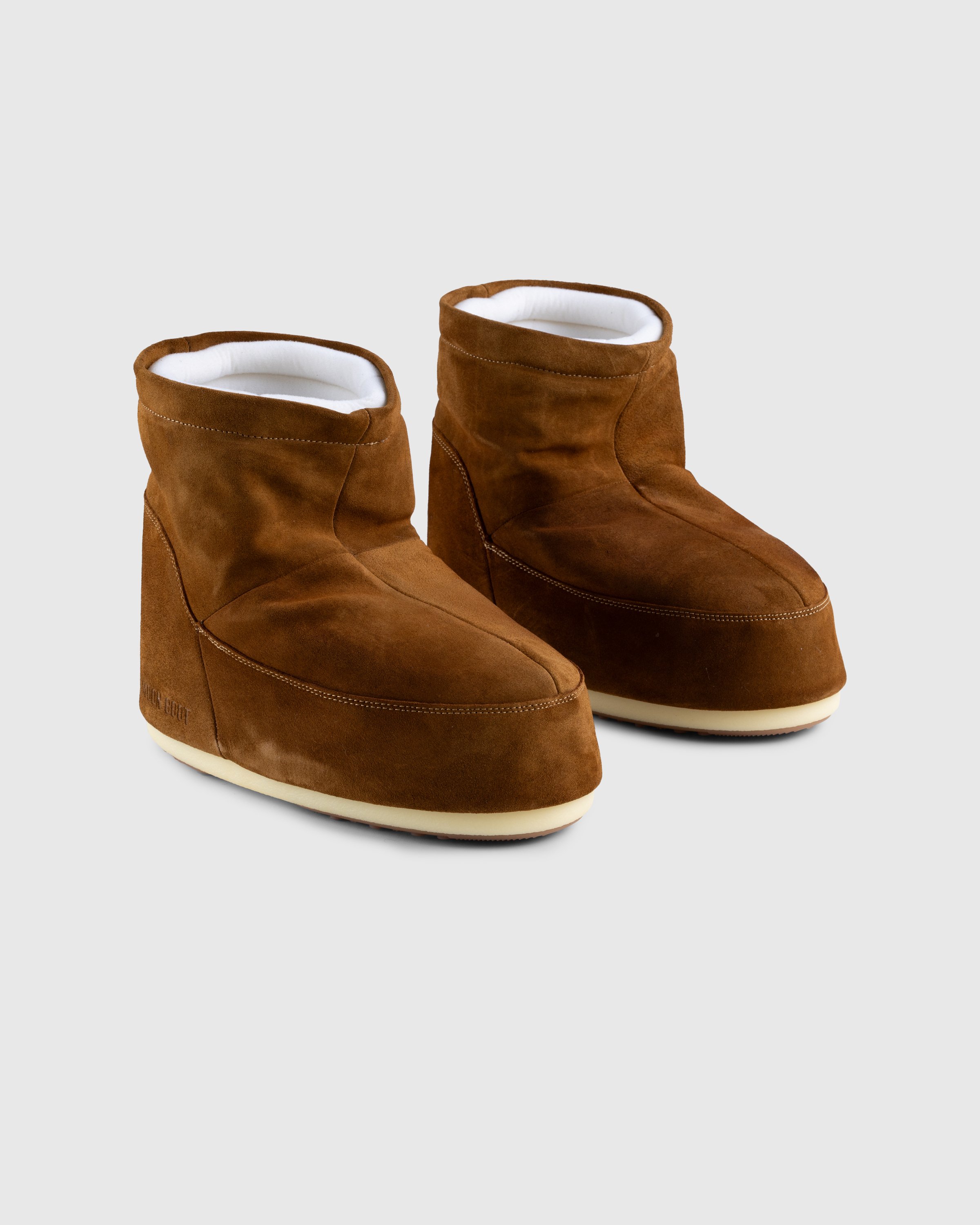 Moon Boot - Icon Low No Lace Boots Tan Suede - Footwear - Brown - Image 3