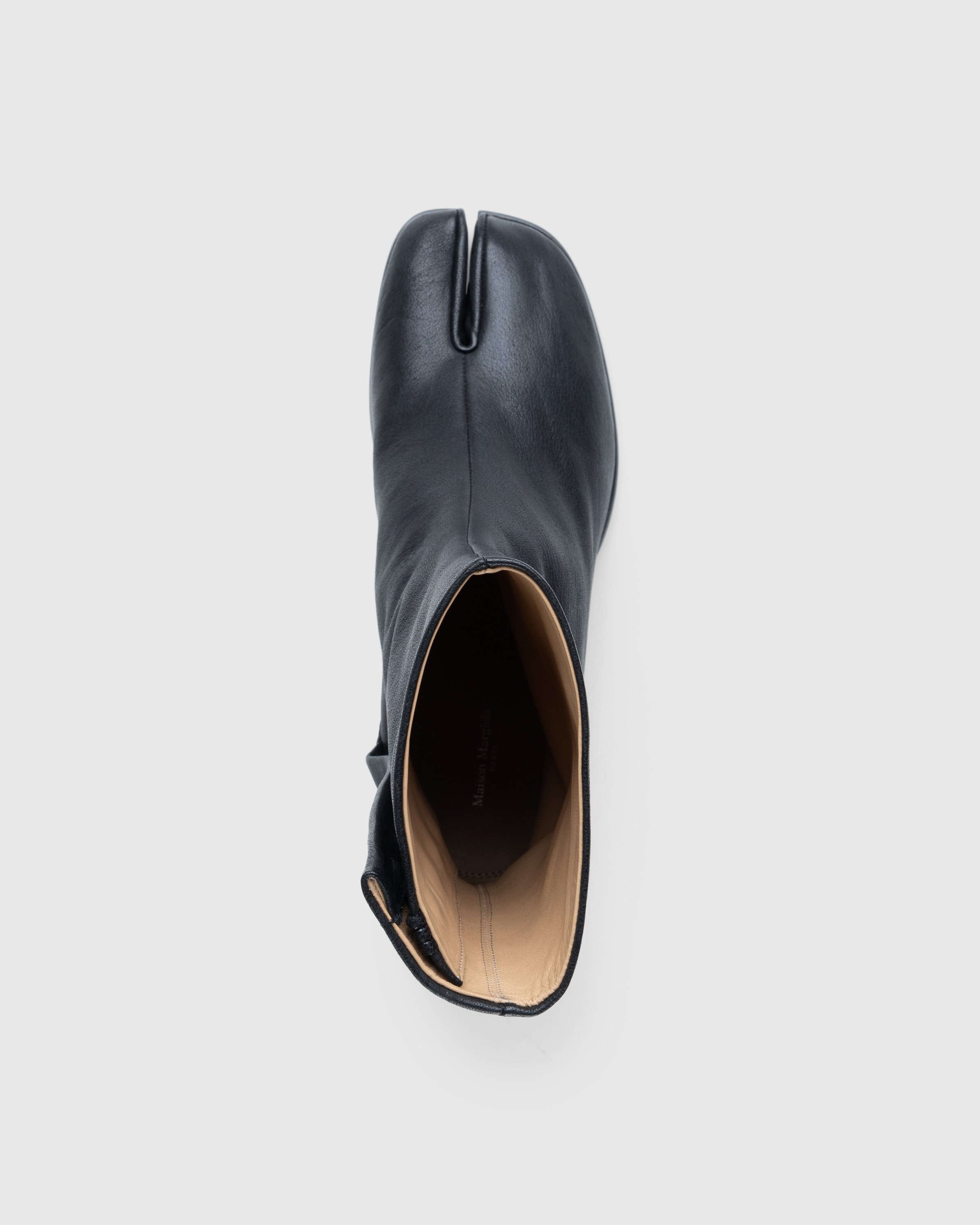 Maison Margiela - Leather Tabi Ankle Boot - Footwear - Black - Image 5