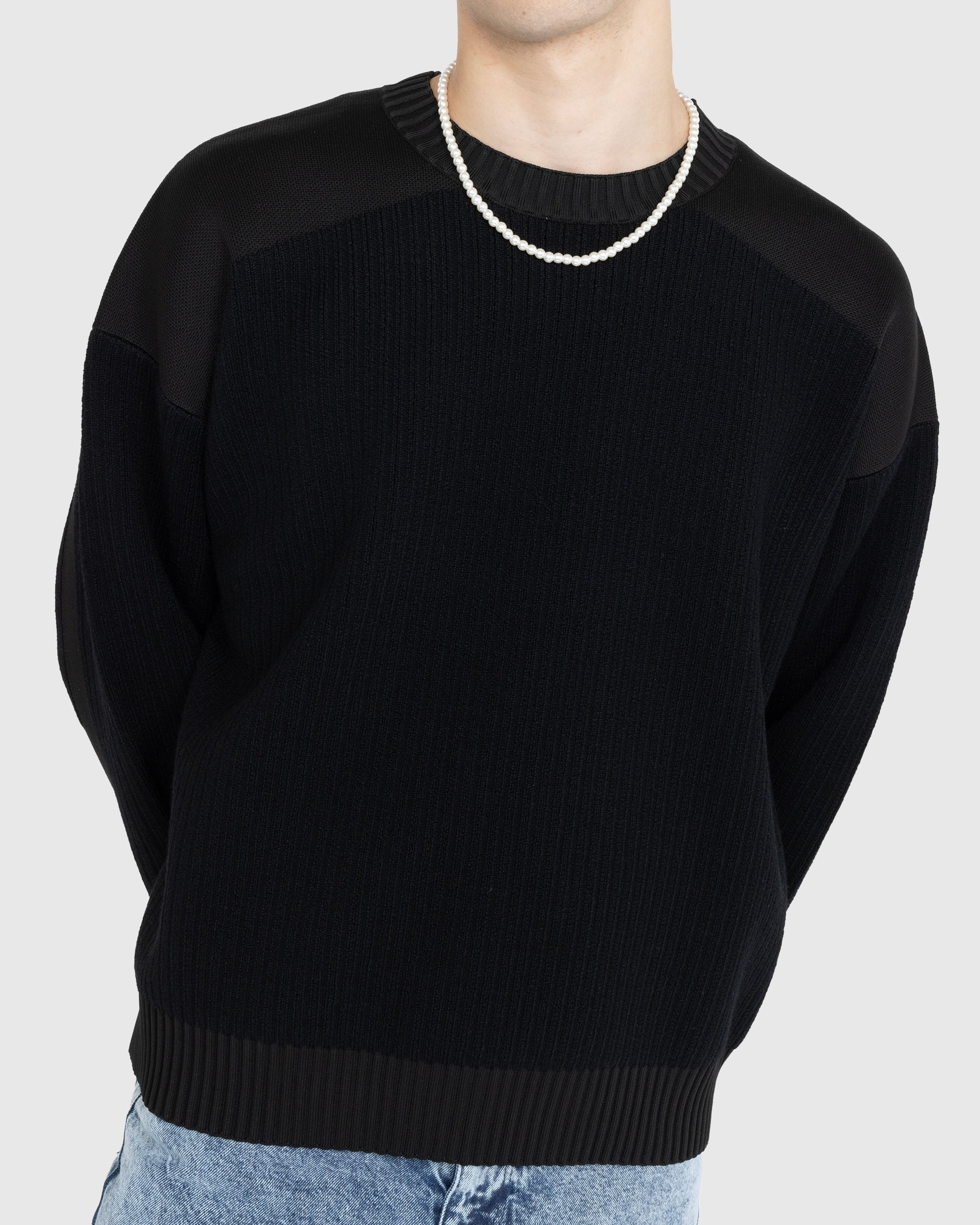 Y-3 - Utility Crewneck Sweater Black - Clothing - Black - Image 3