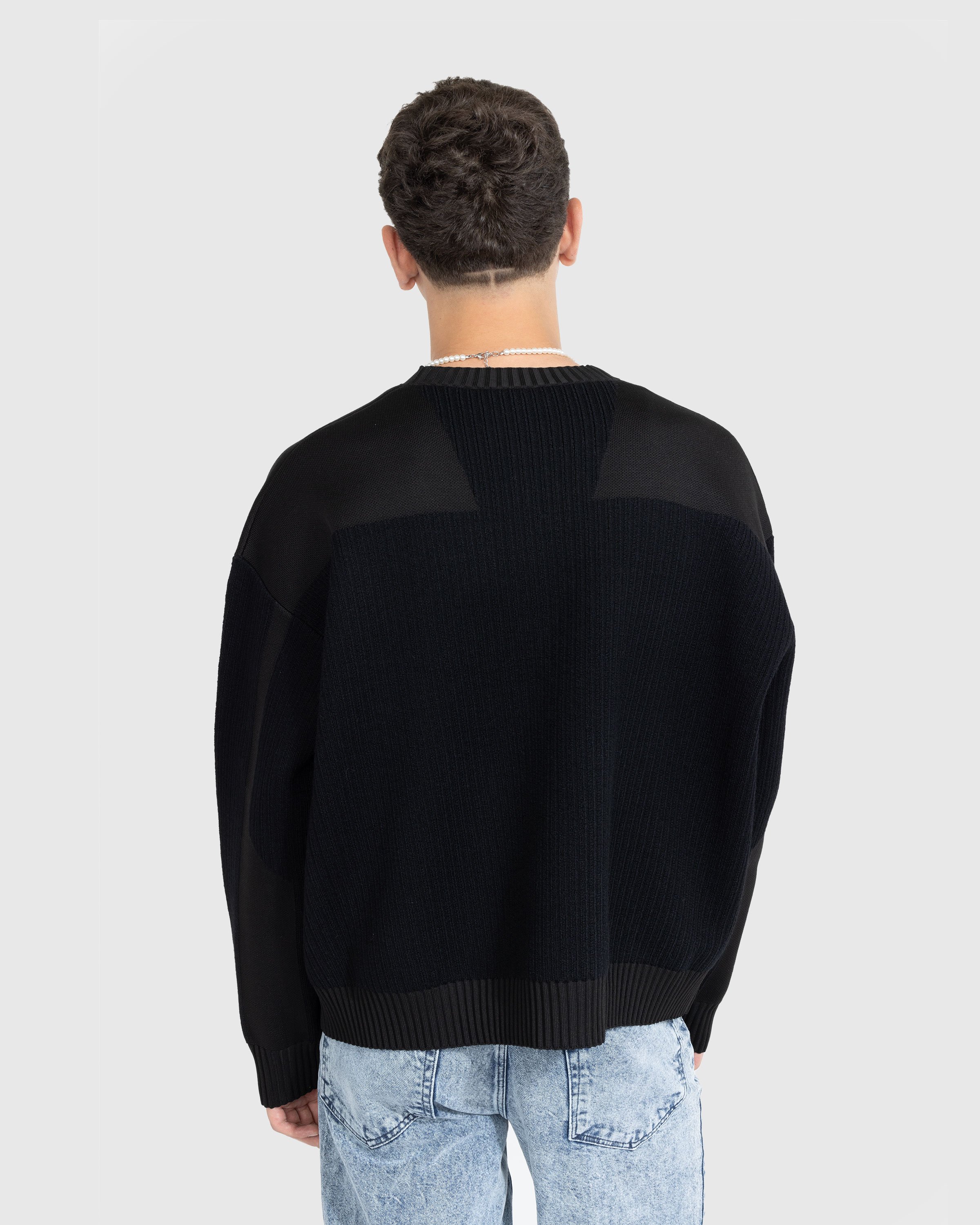 Y-3 - Utility Crewneck Sweater Black - Clothing - Black - Image 4