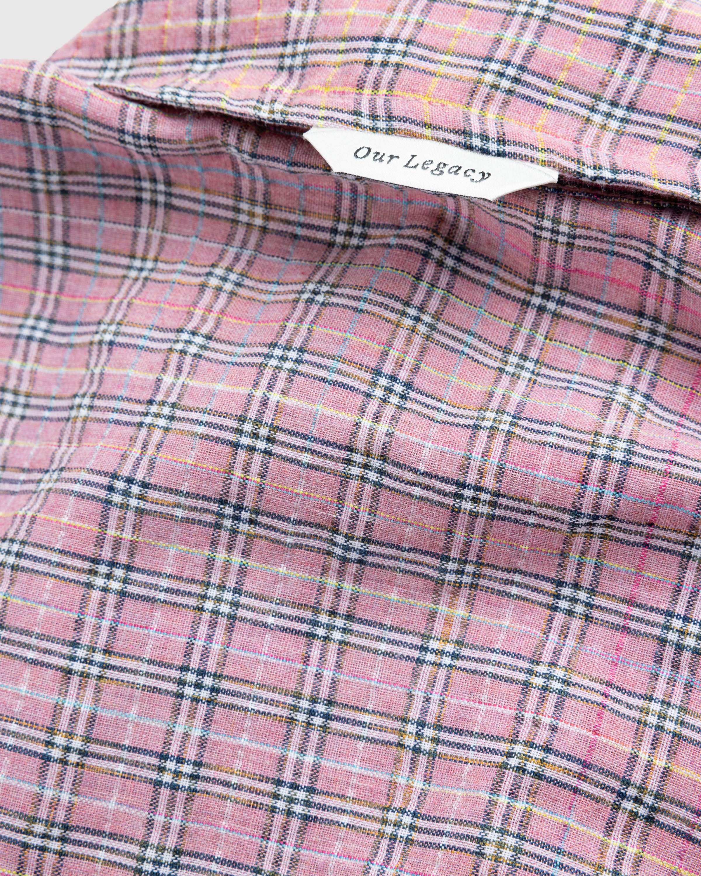 Our Legacy - Borrowed BD Shirt Pink Kimble Check - Clothing - Pink - Image 5