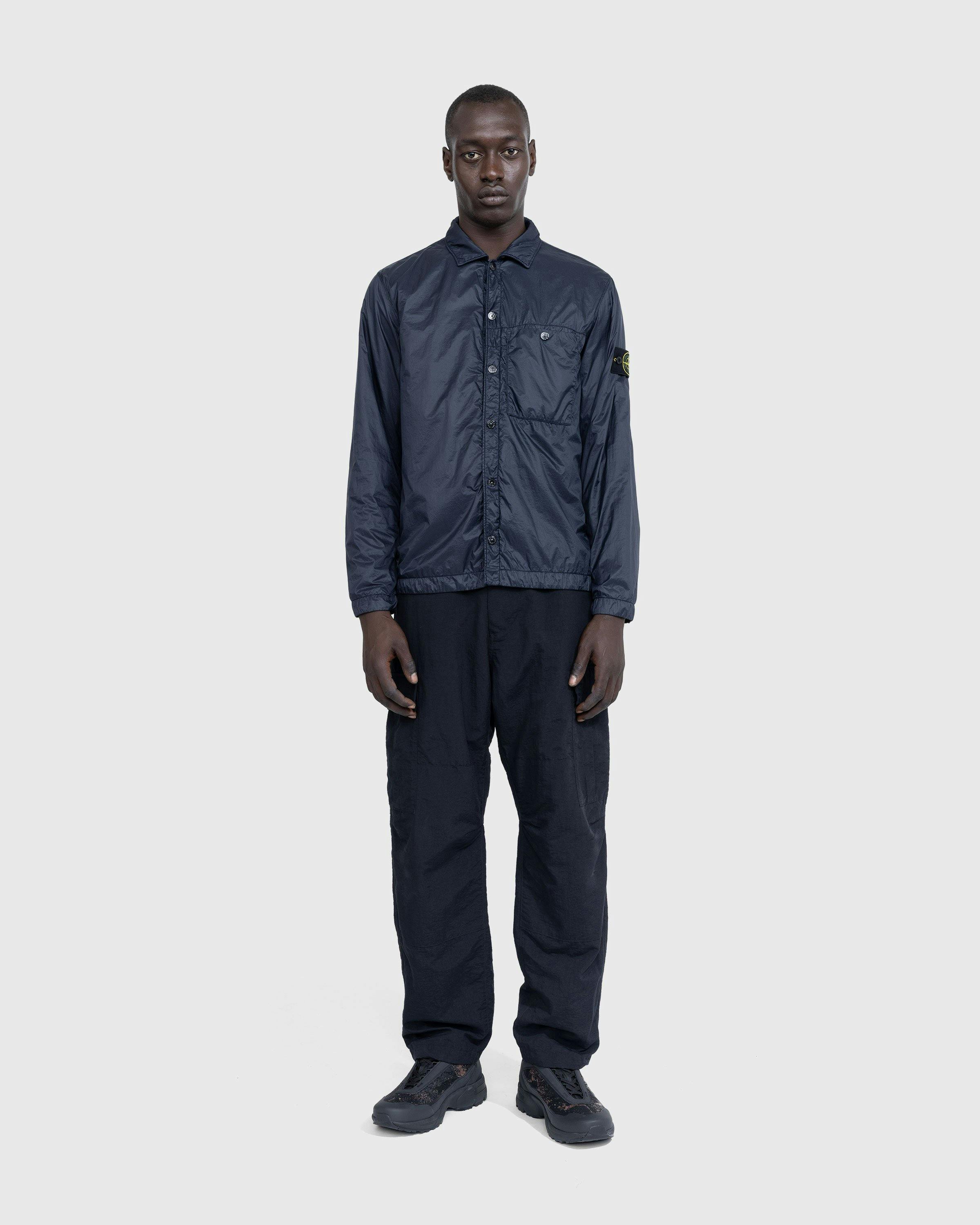 Stone Island - OVERSHIRT Blue 791510525 - Clothing - Blue - Image 3