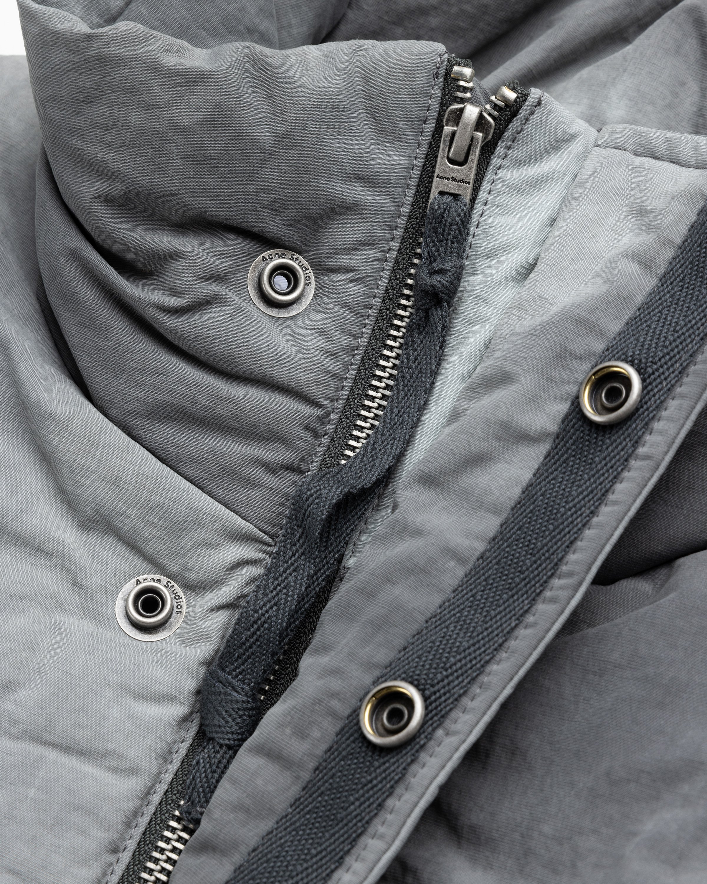 Acne Studios - Padded Nylon Jacket Gray - Clothing - Grey - Image 4