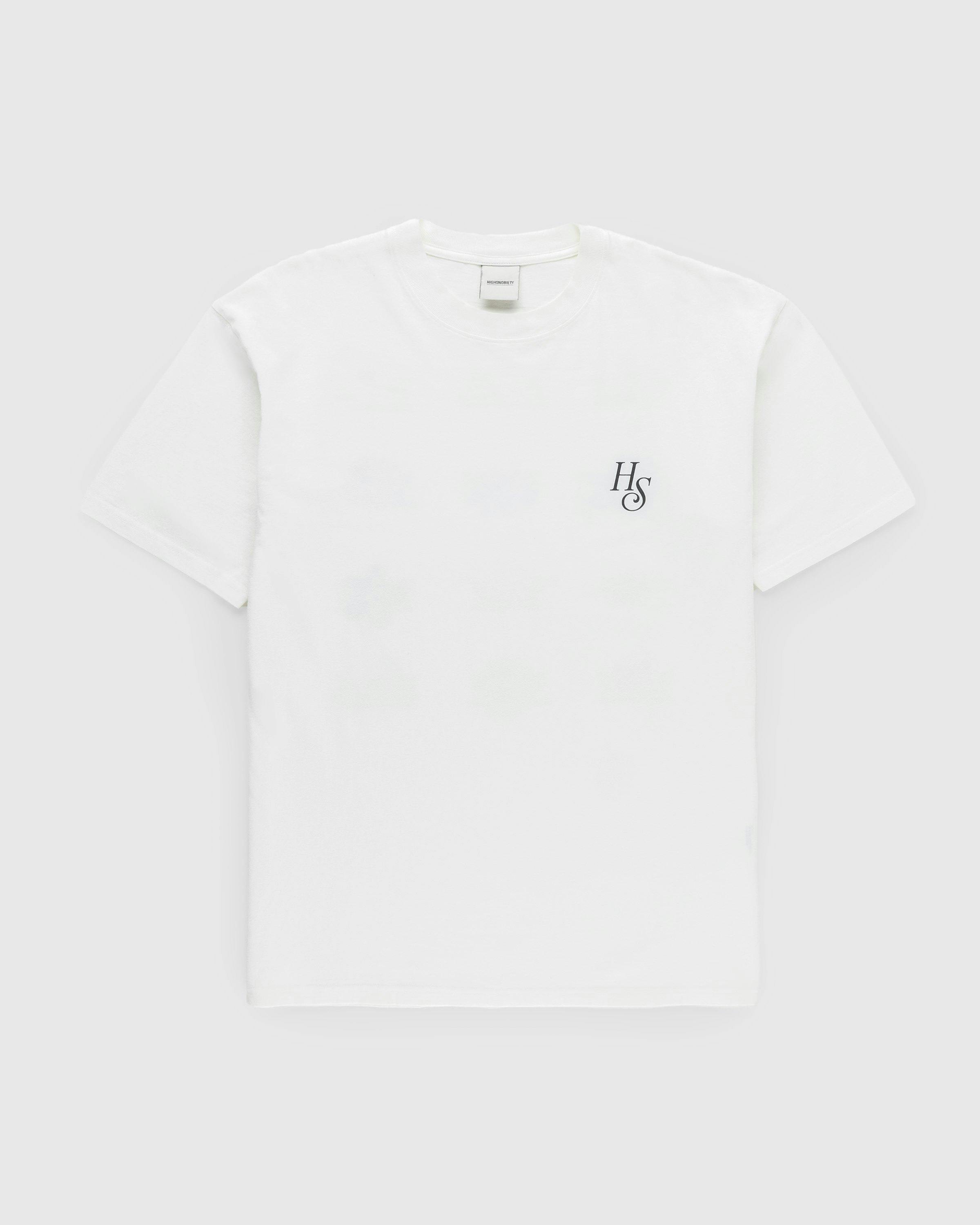 Highsnobiety - Flowers T-Shirt White - Clothing - White - Image 1