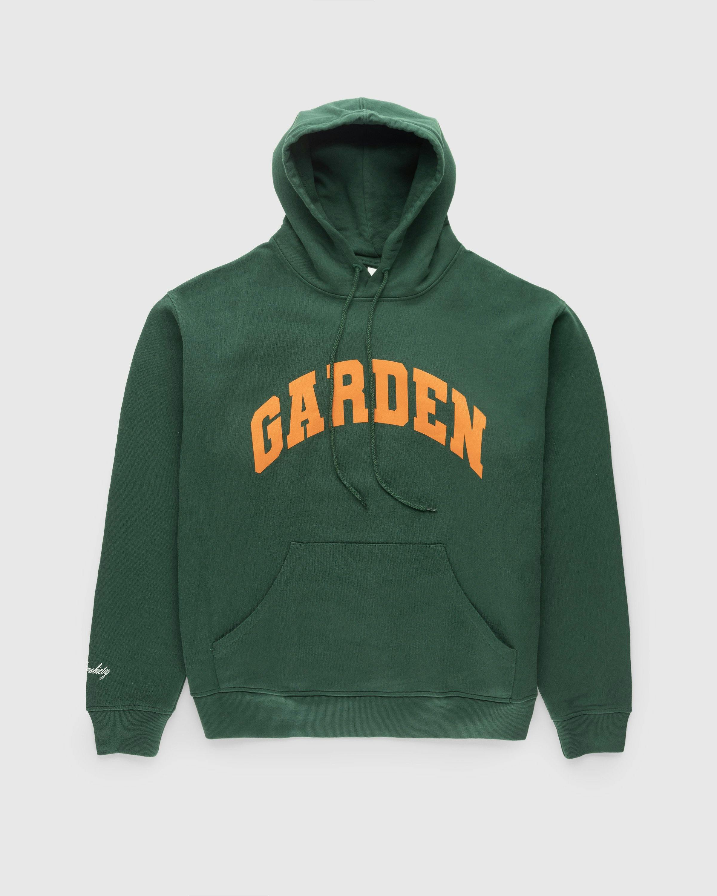 Highsnobiety - Garden Logo Hoodie Green - Clothing - Green - Image 1