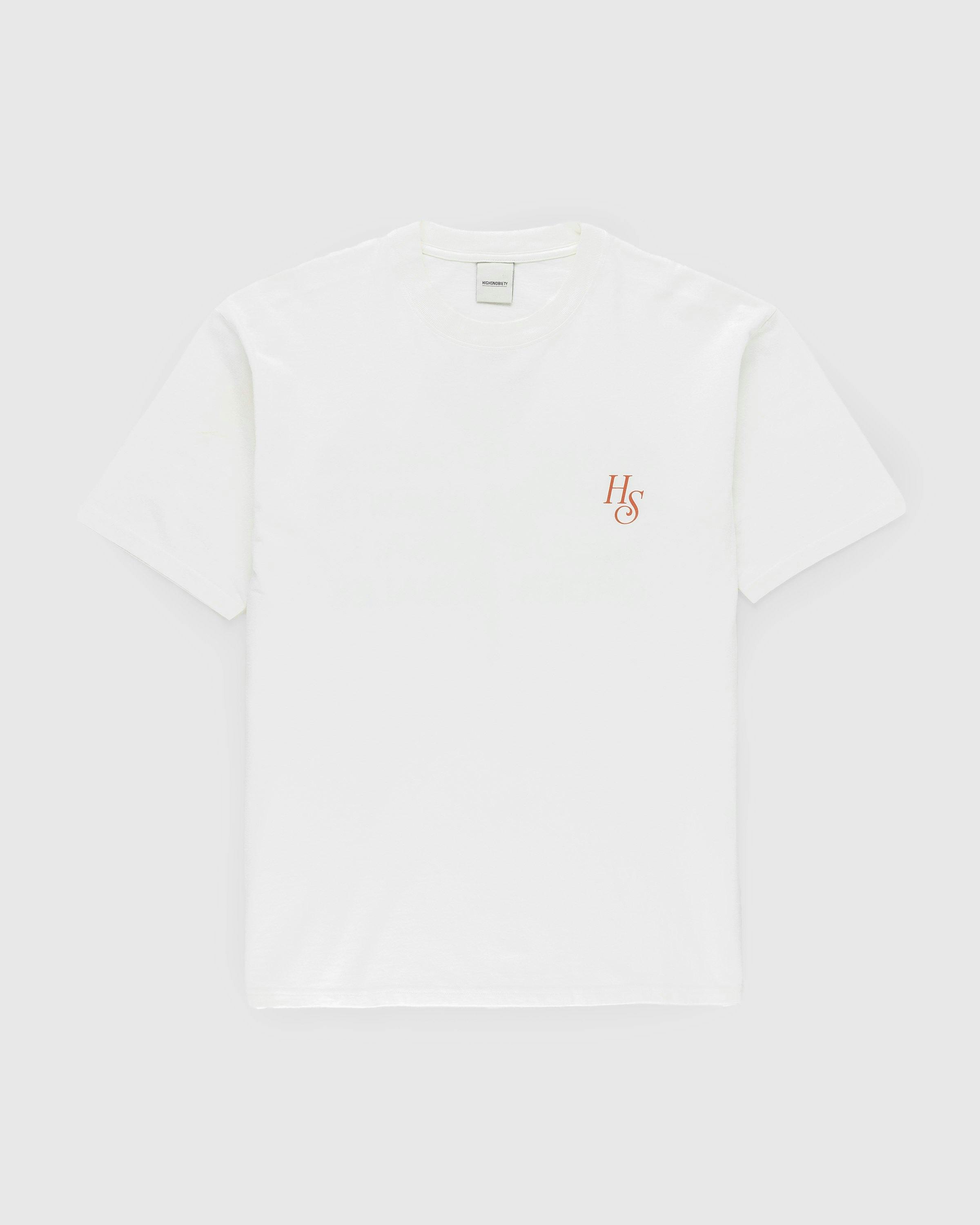 Highsnobiety - Rose T-Shirt White - Clothing - White - Image 1