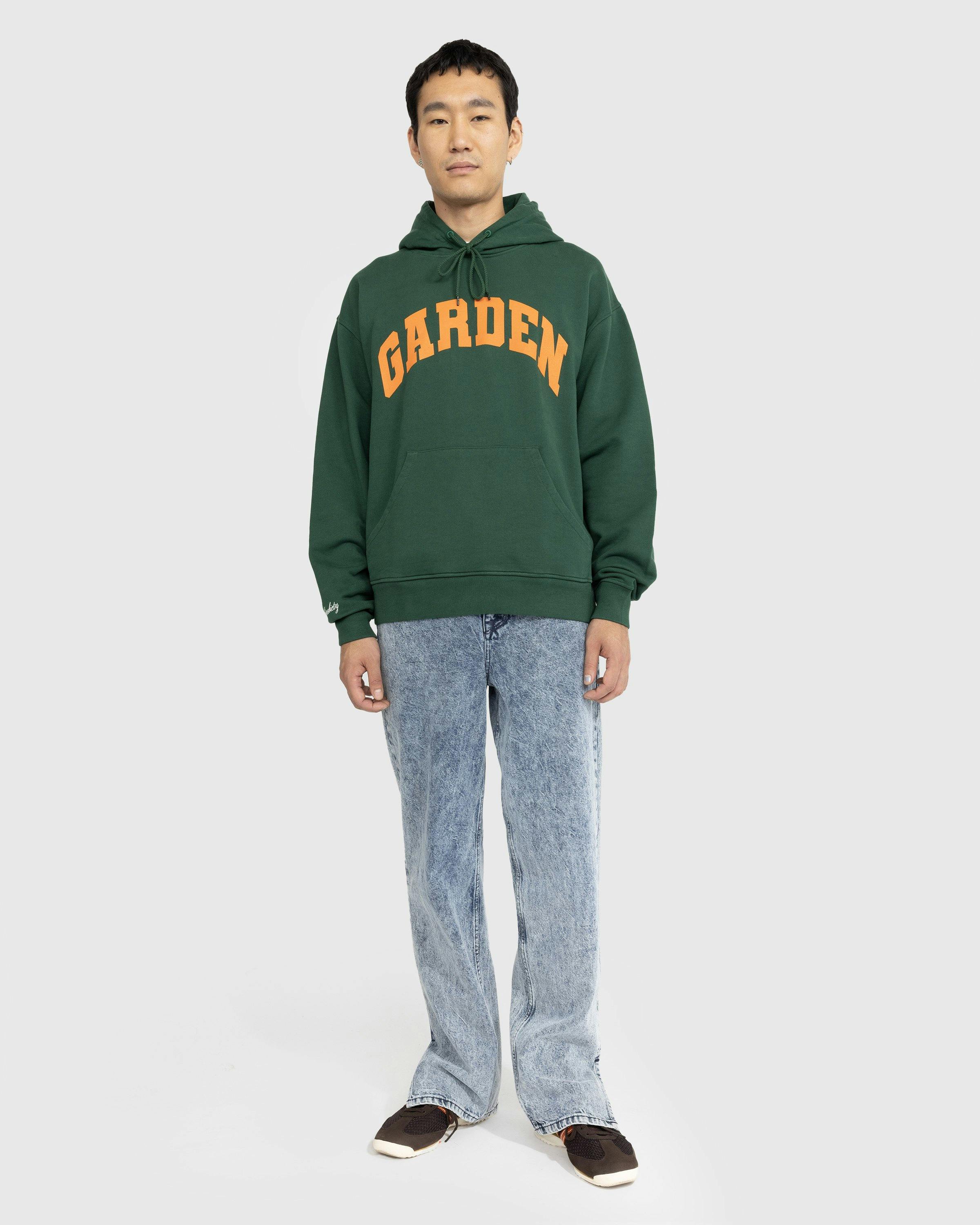 Highsnobiety - Garden Logo Hoodie Green - Clothing - Green - Image 3