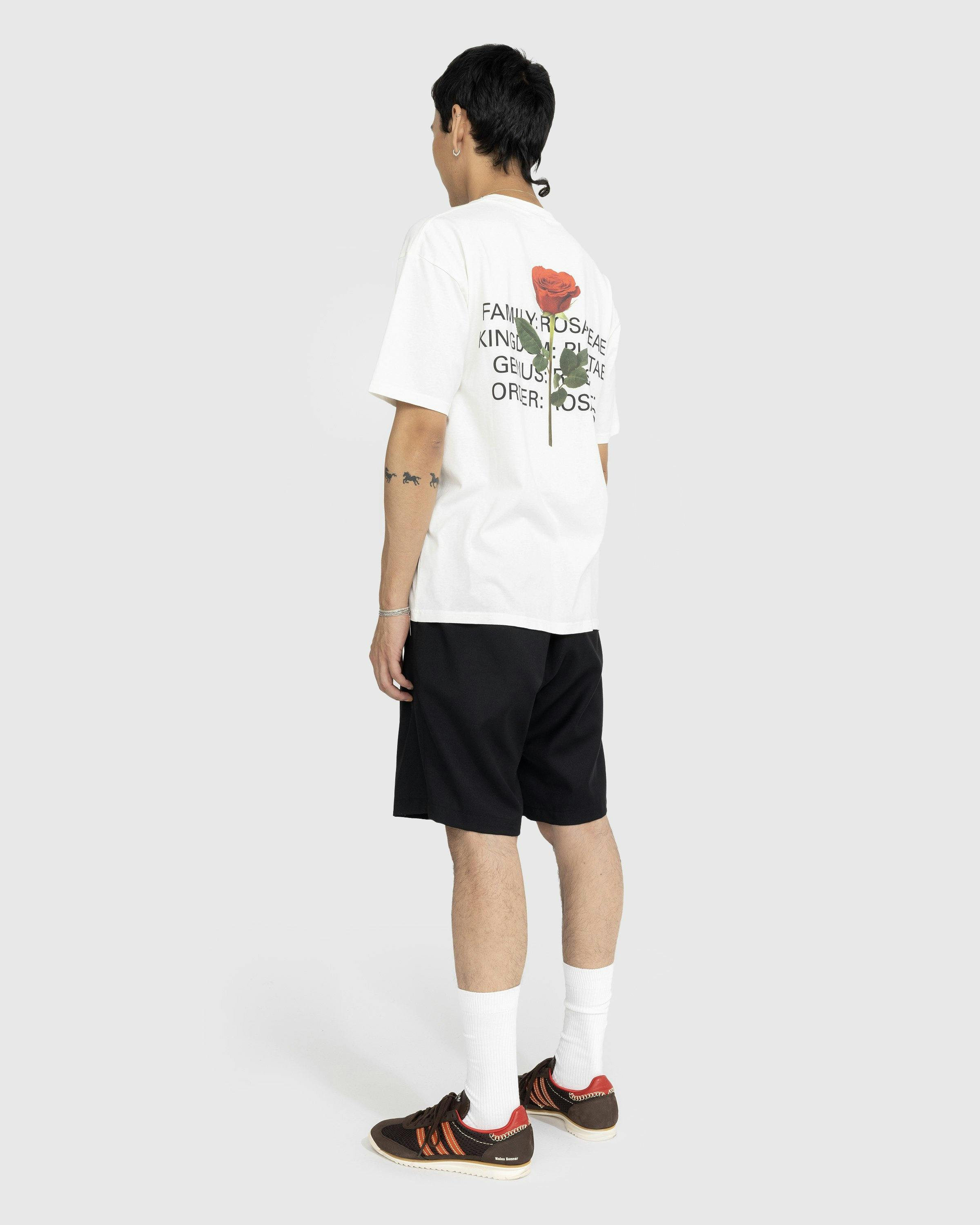 Highsnobiety - Rose T-Shirt White - Clothing - White - Image 4