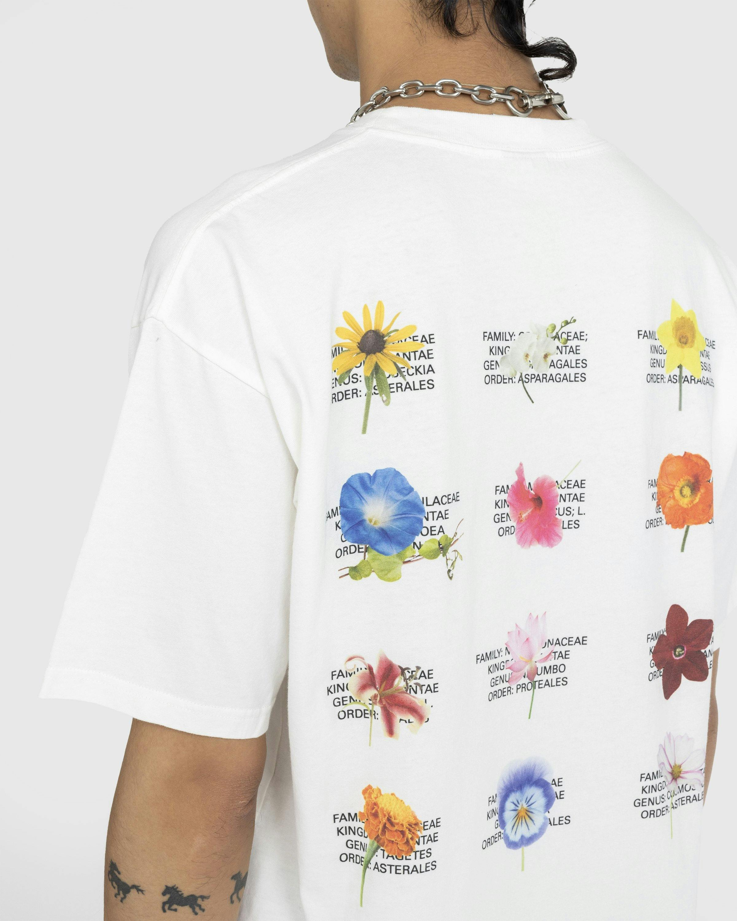 Highsnobiety - Flowers T-Shirt White - Clothing - White - Image 5