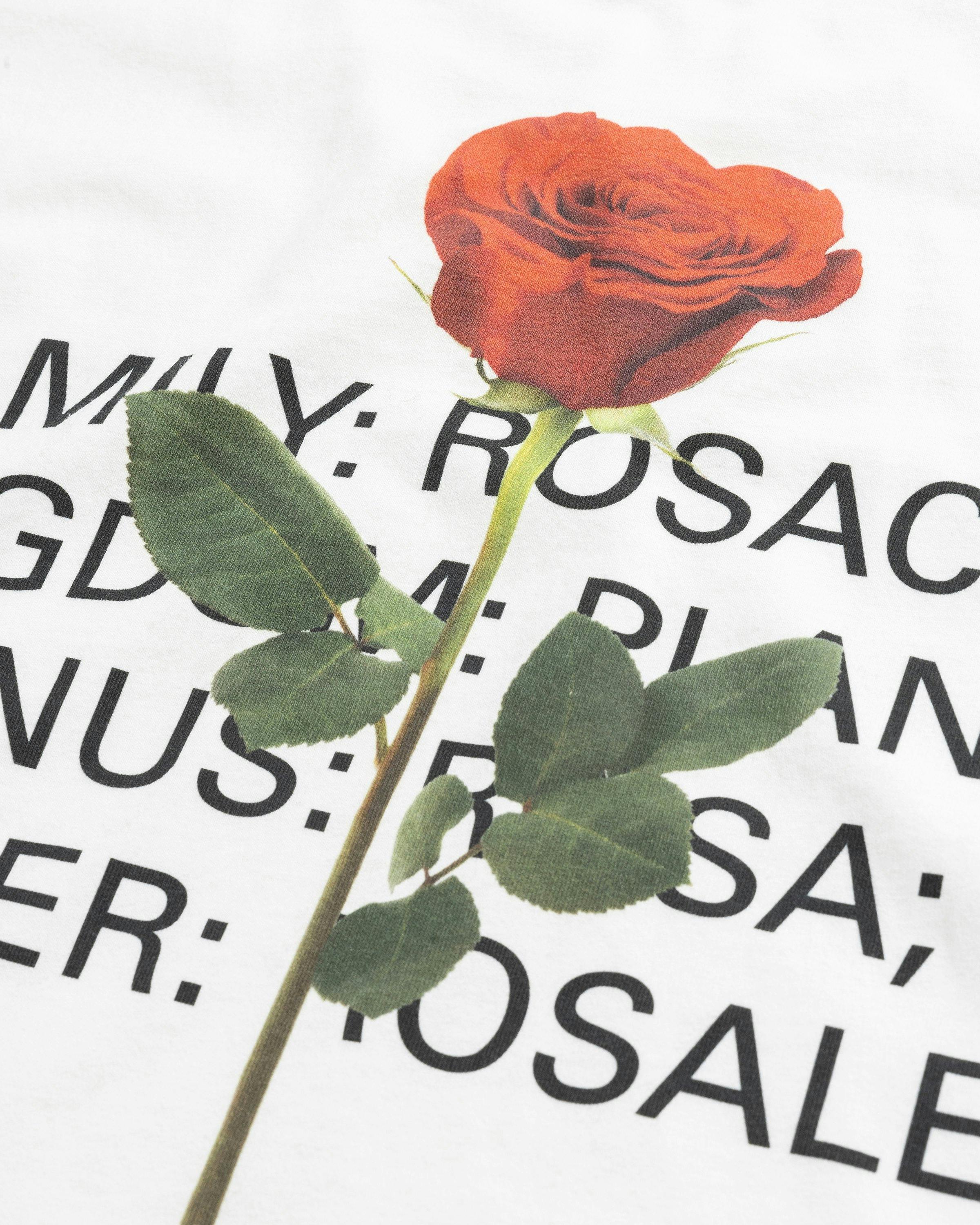 Highsnobiety - Rose T-Shirt White - Clothing - White - Image 7