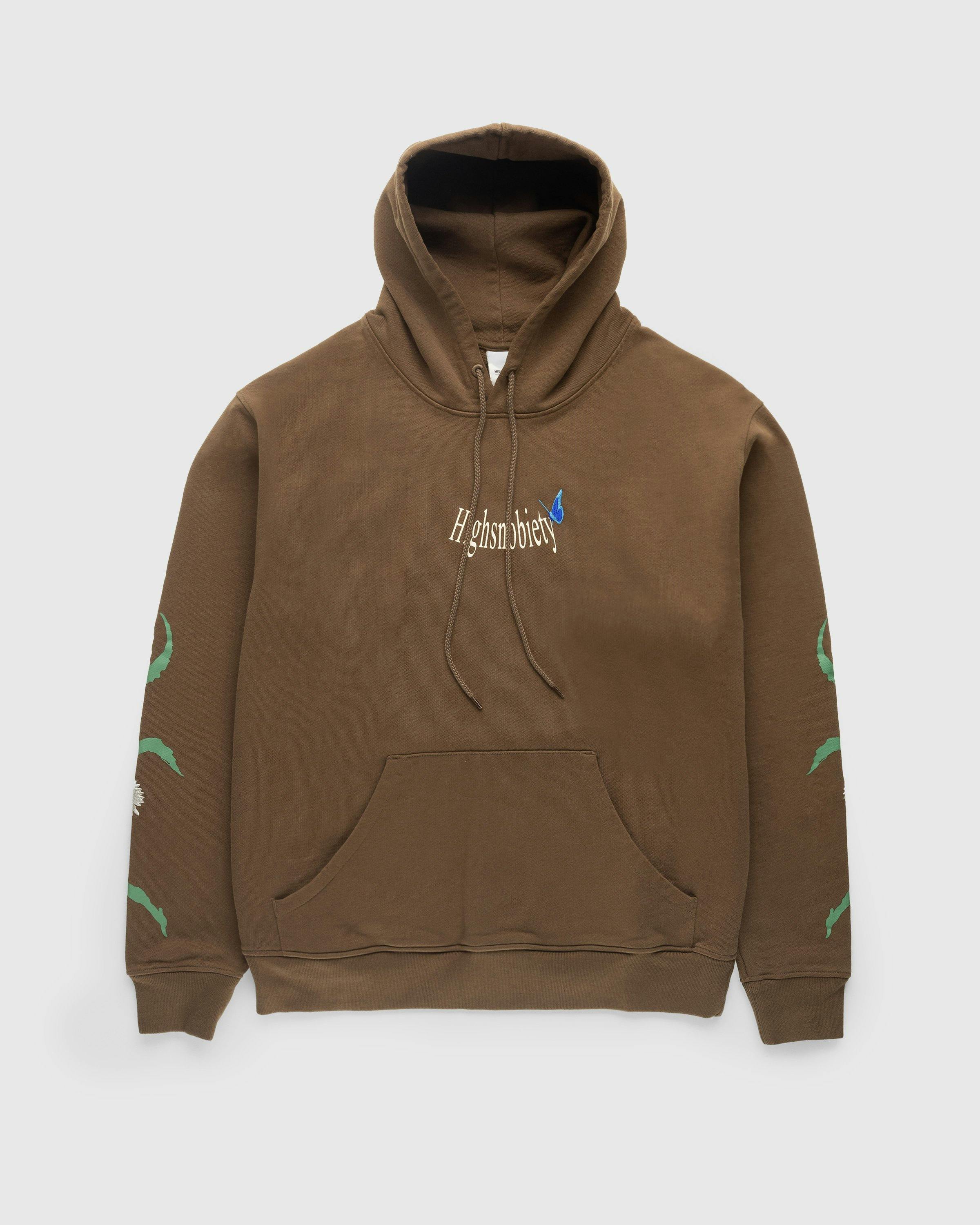 Highsnobiety - Garden Brown Hoodie - Clothing - Black - Image 1