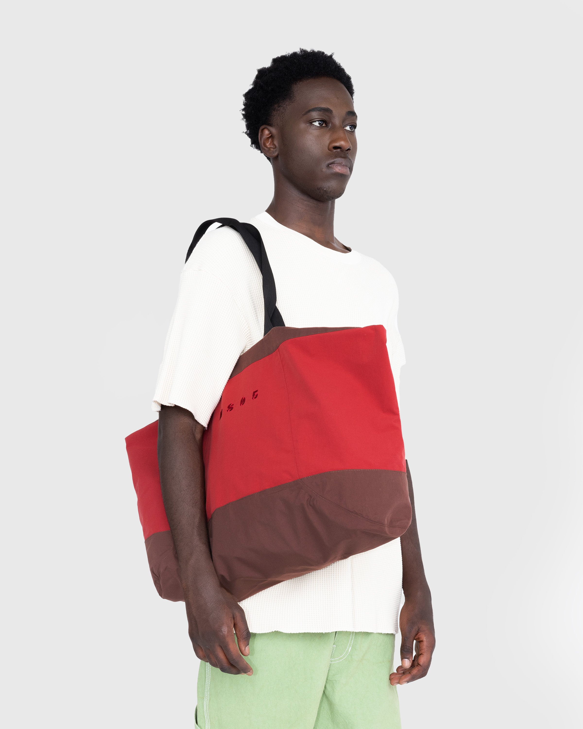 Highsnobiety HS05 - 3-Layer Nylon Tote Bag Red - Accessories - Red - Image 4