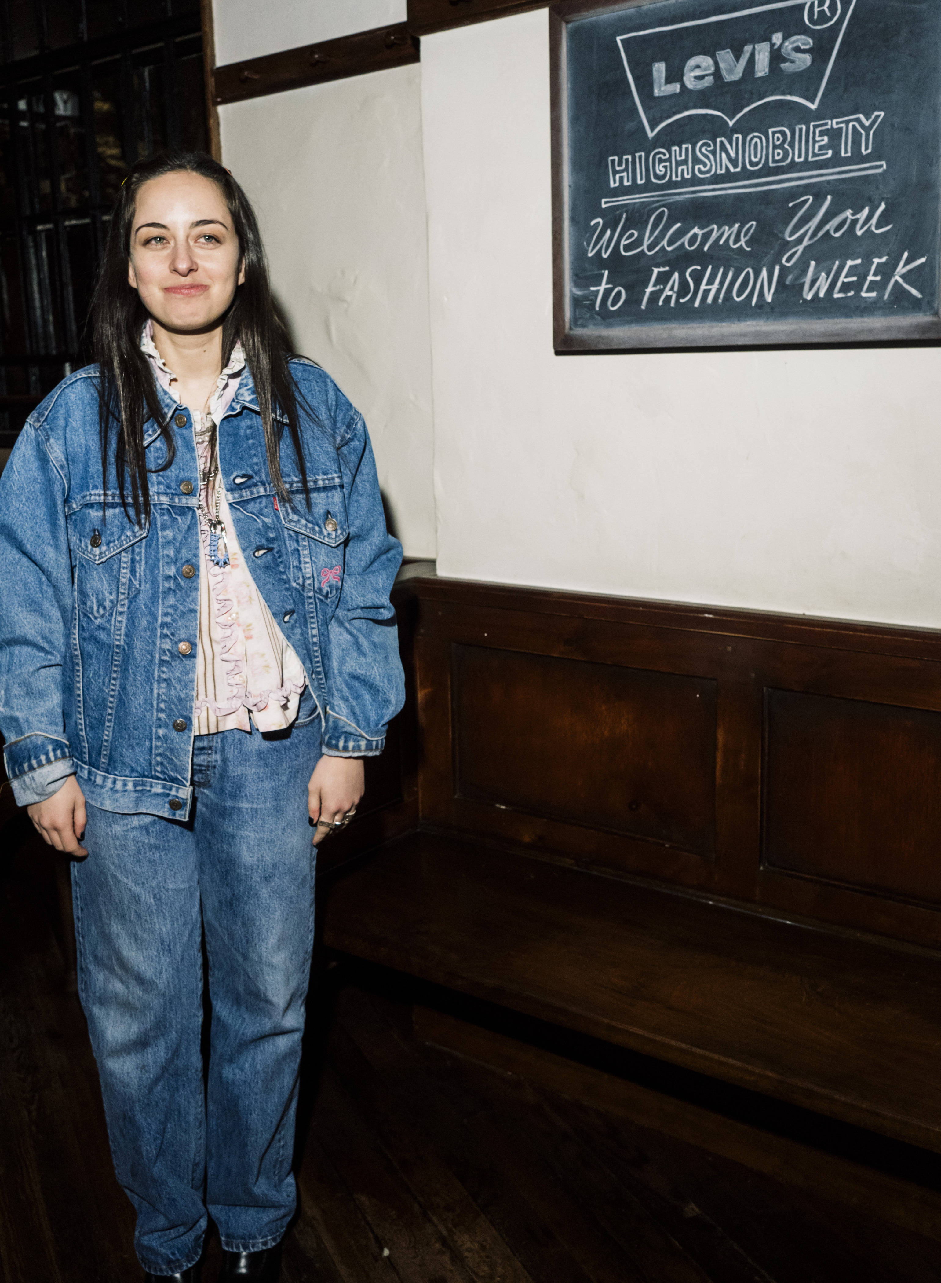 Highsnobiety host levi's denim nyfw party with musicans and influencers