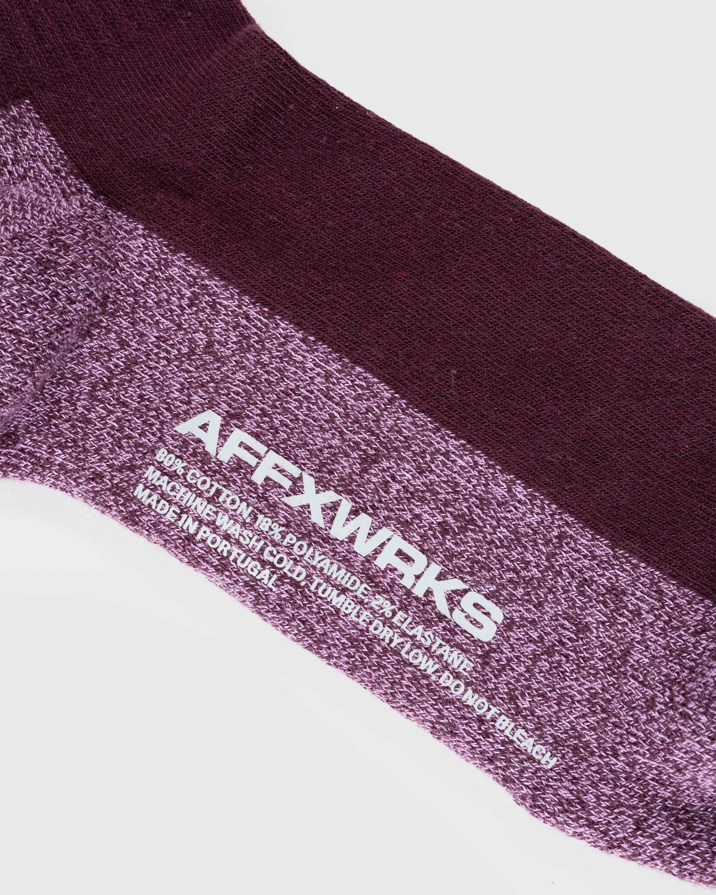 AFFXWRKS - Duo-Tone Sock 3 Pack Crimson/Green/Grey - Accessories - Multi - Image 9