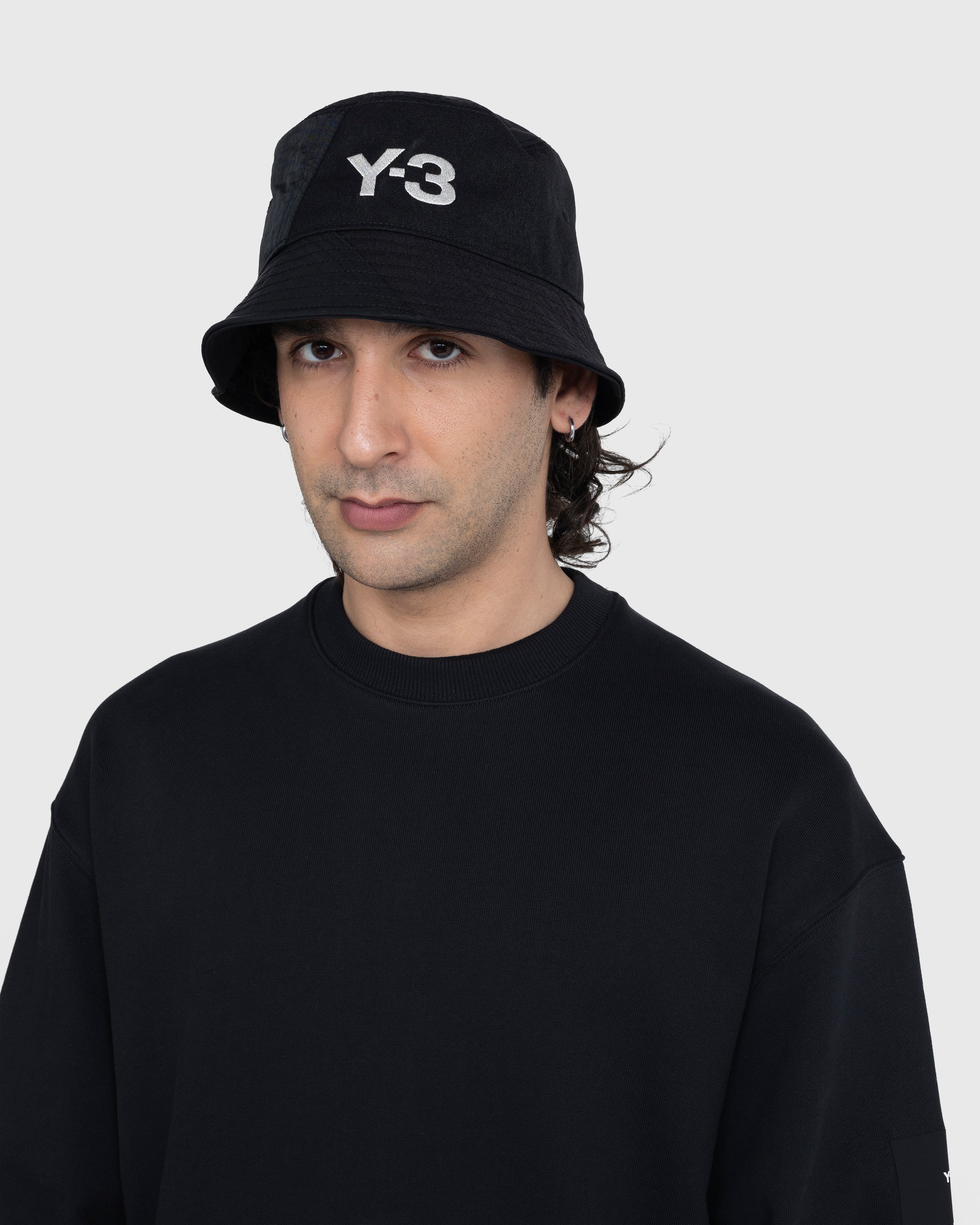 Y-3 - Bucket Hat Black - Accessories - Black - Image 5
